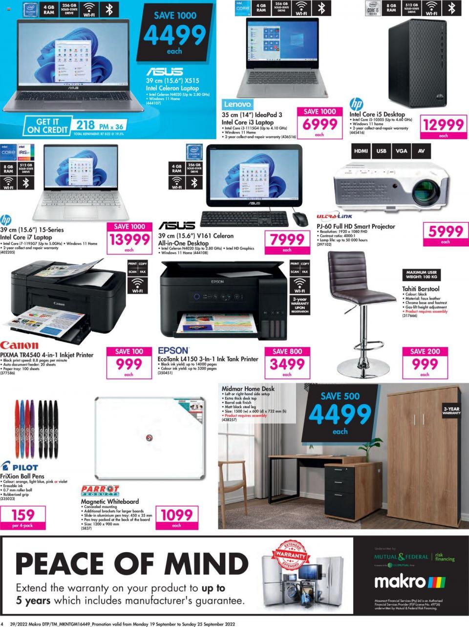 Makro Specials 19 September 2022 