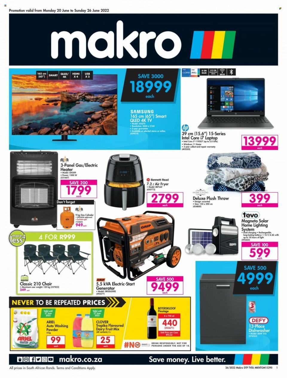 Makro Specials General Merchandise 20 – 26 June 2022