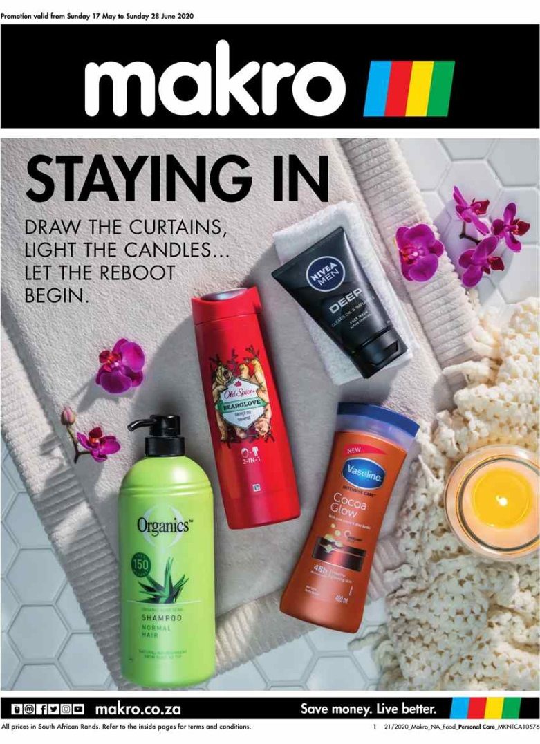 Makro Specials Personal Care Catalogue 17 May 2020