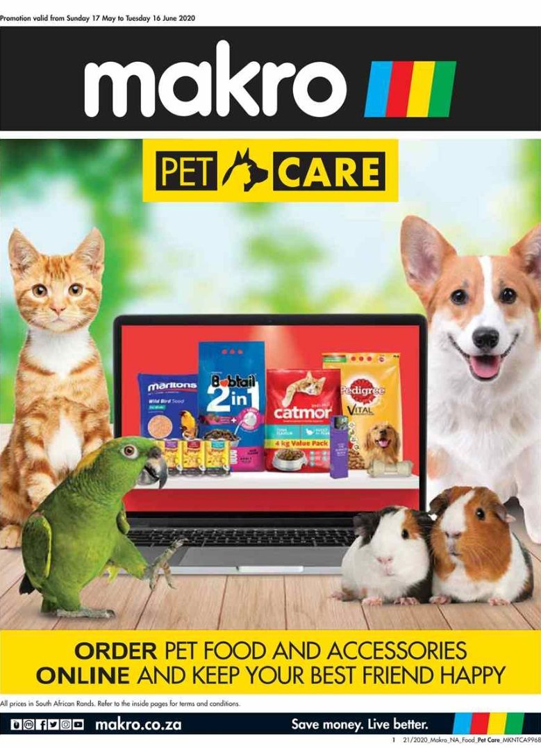 Makro Specials Pet Care Catalogue 17 May 2020