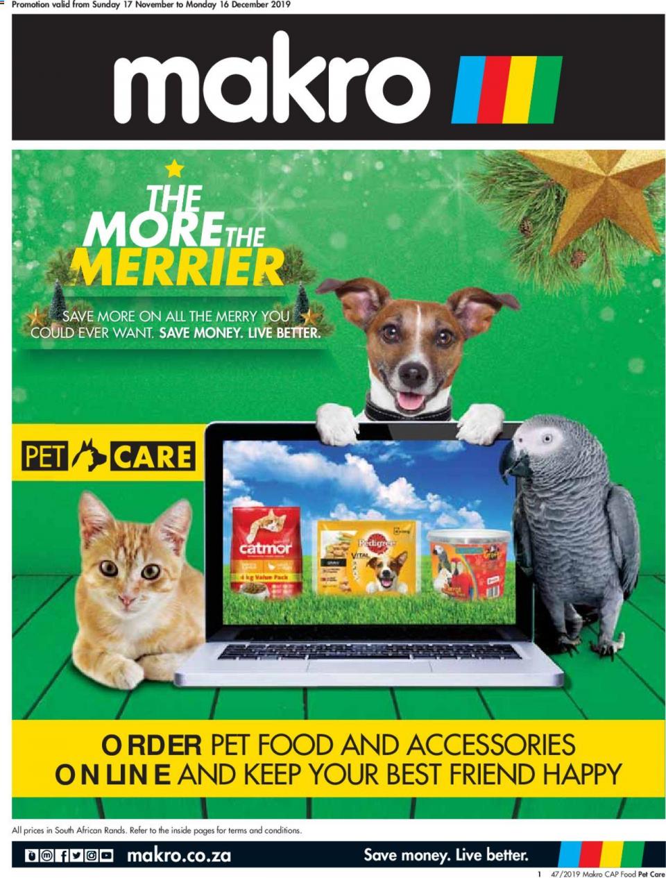 Makro Specials Pet Care Catalogue 18 November 2019
