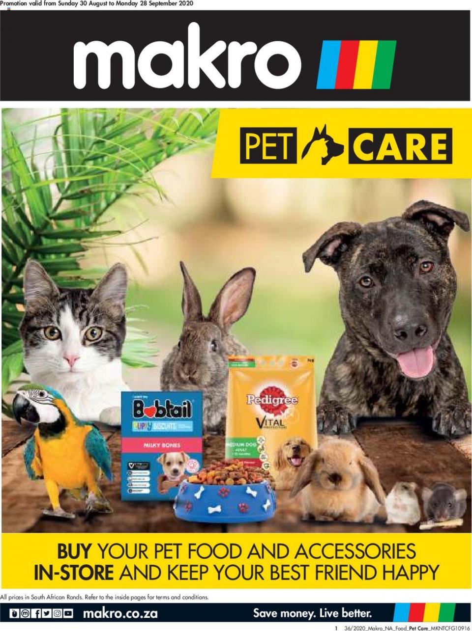 Makro Specials Pet Care Catalogue 30 August 2020