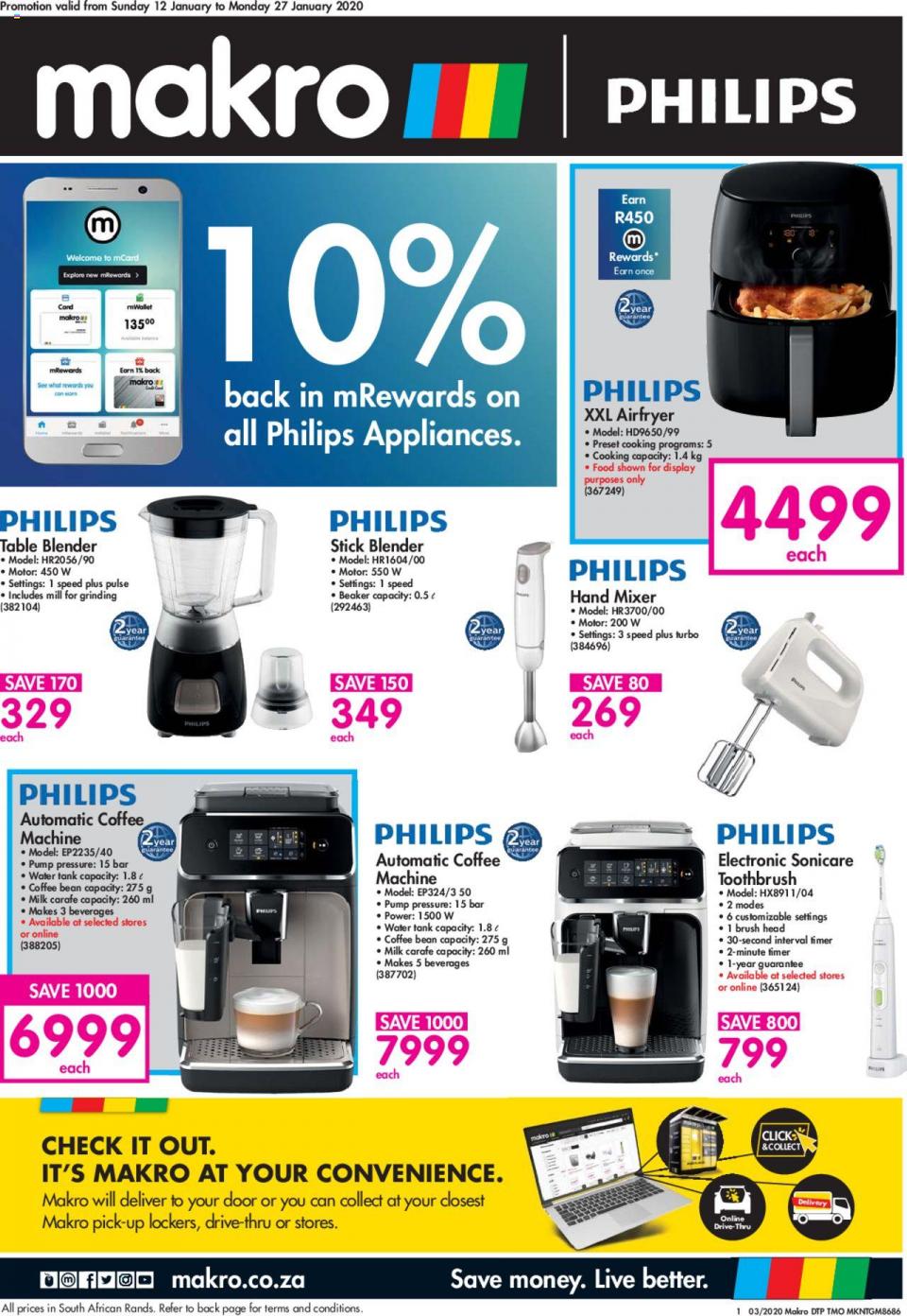 Makro Specials Philips Catalogue 13 January 2020