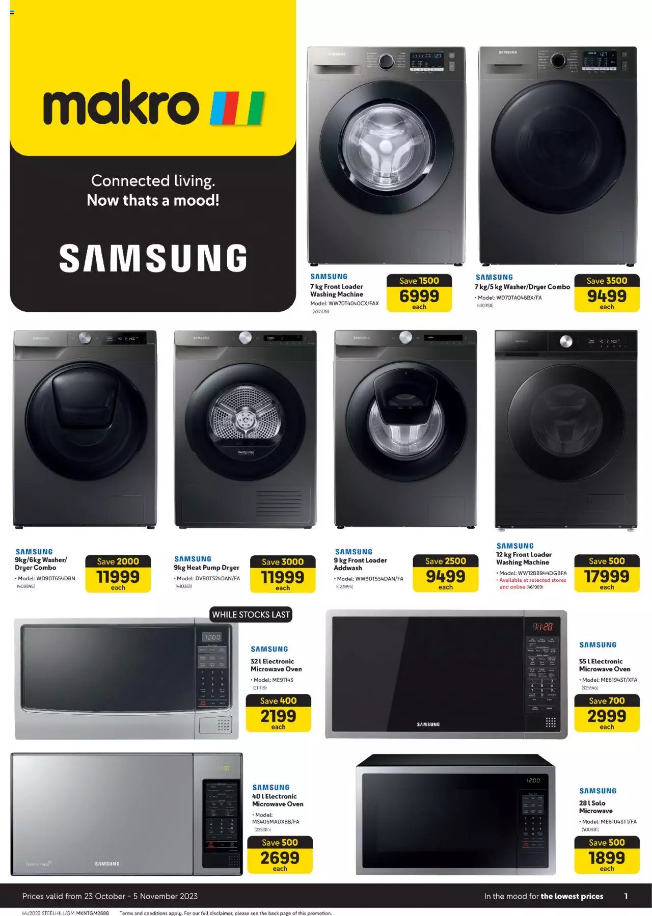 Makro Specials Samsung Sale 23 Oct – 5 Nov 2023