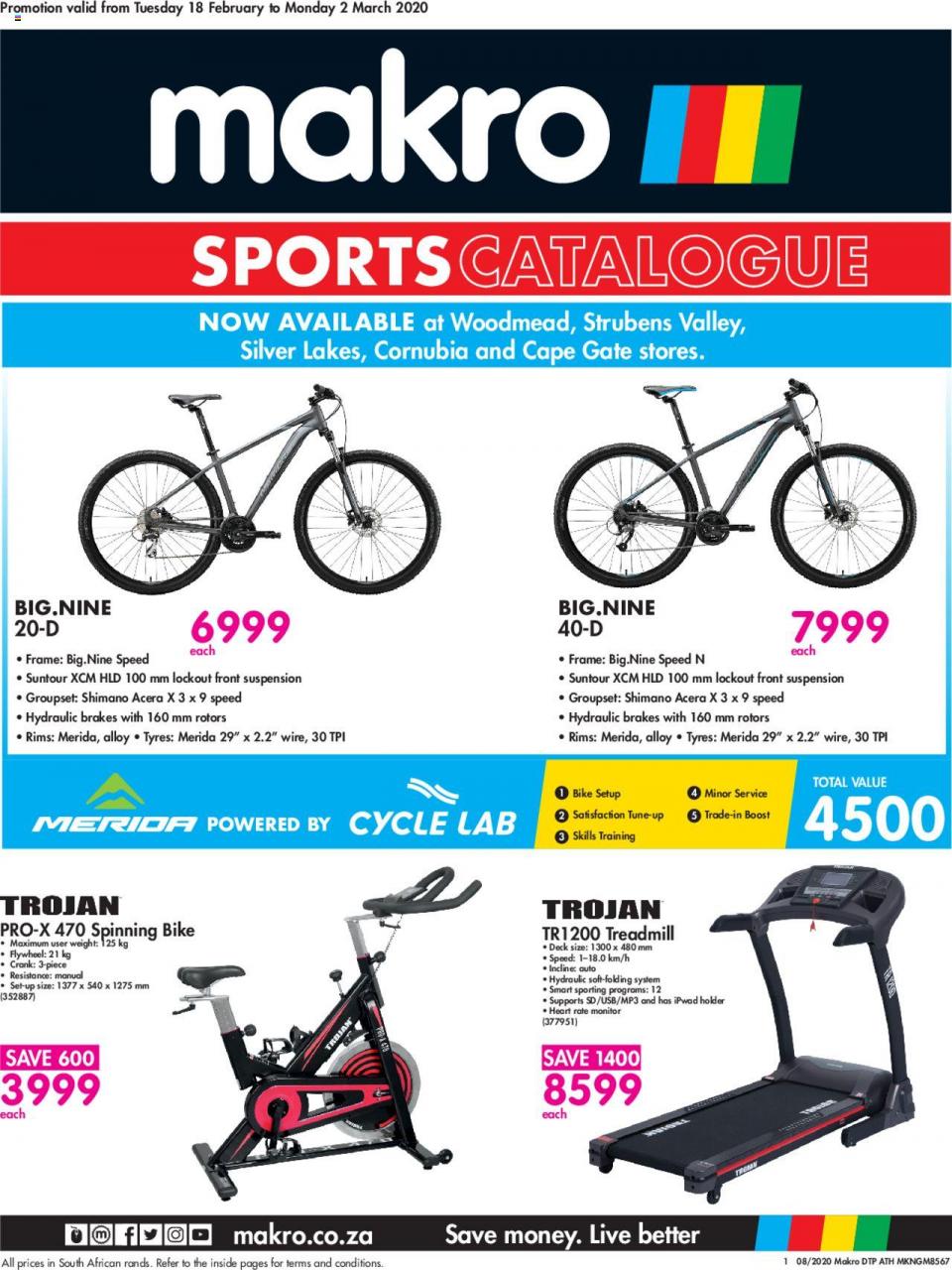 Makro Specials Sports Catalogue 18 February 2020