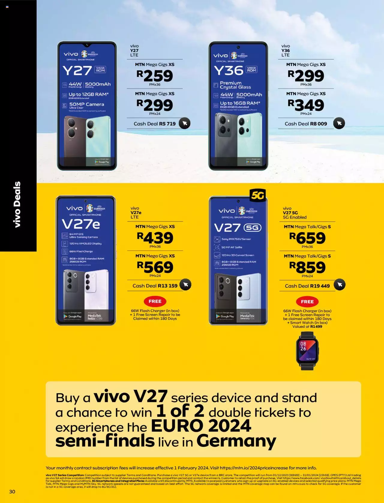 MTN Specials Yello January 2024 MTN Catalogue Mega Deals