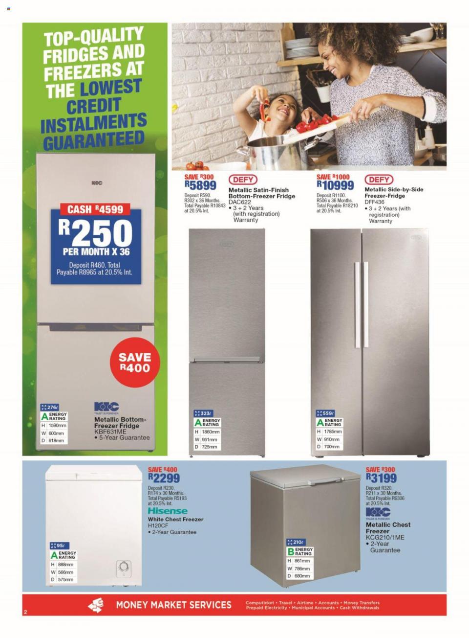 ok furniture specials fridges