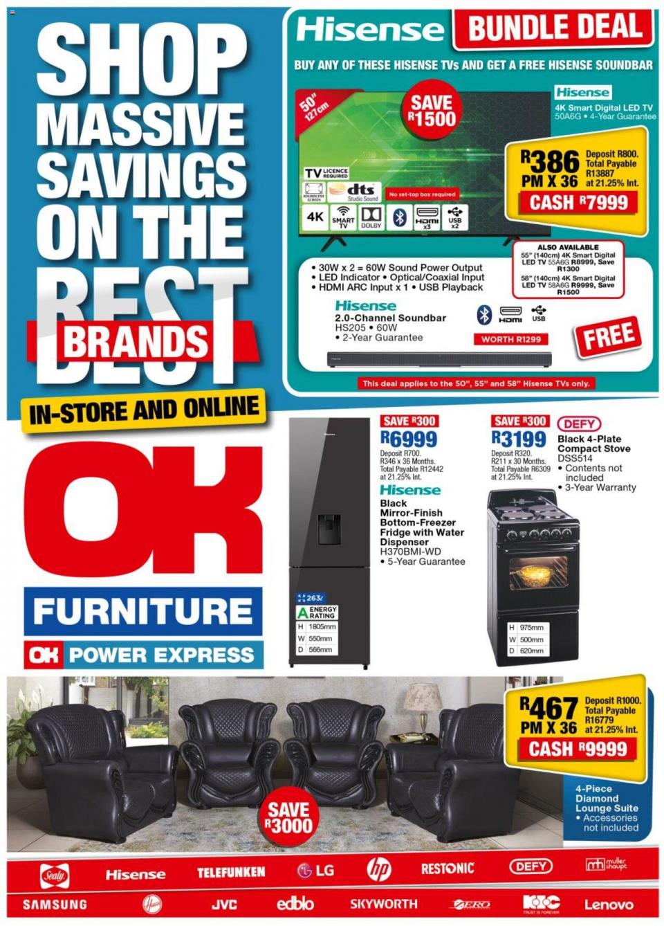 OK Furniture Specials 3 – 15 May 2022