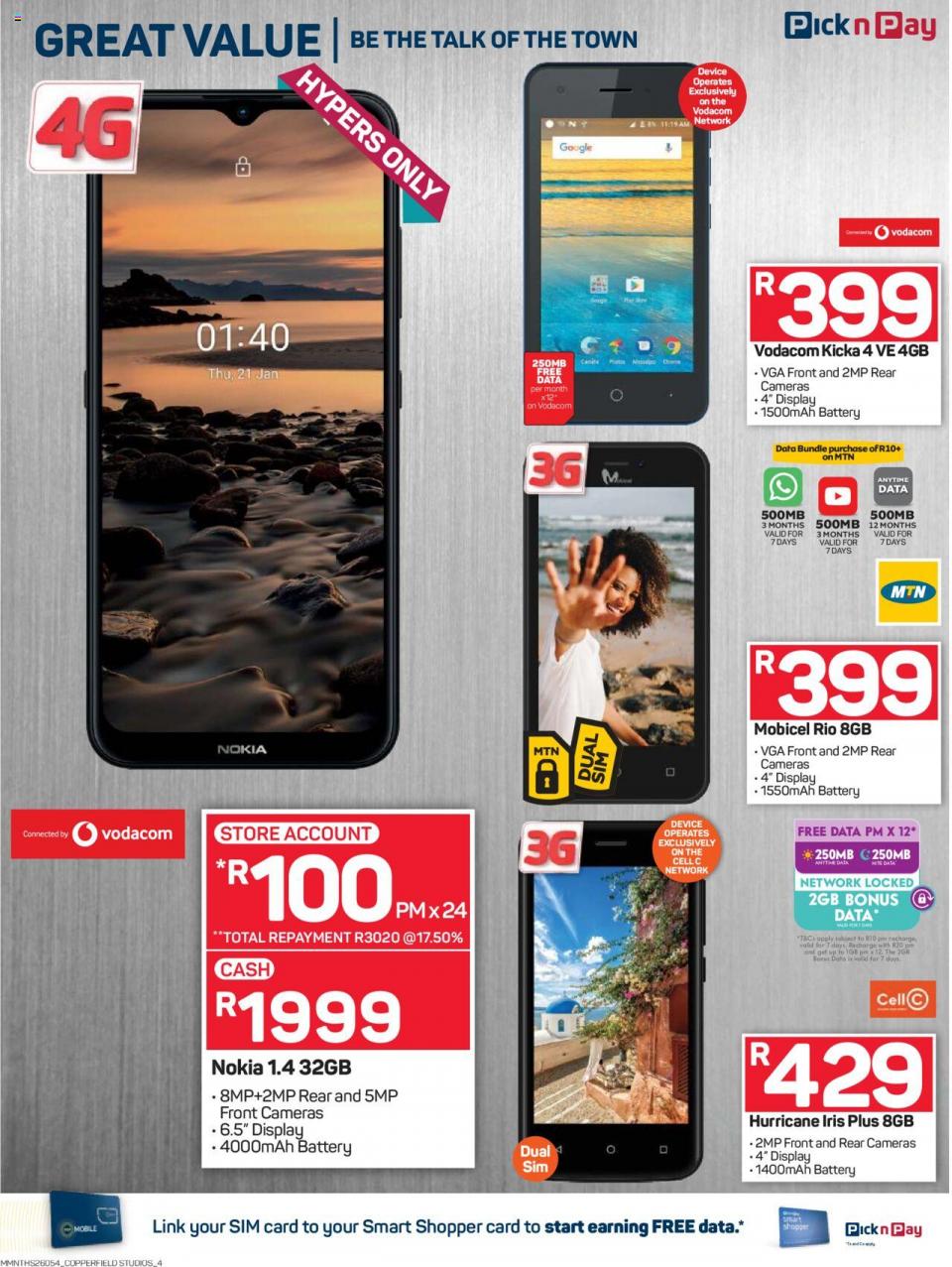 Pick n Pay Cellular Catalogue 12 Jul 2021 Pnp Specials Pick n Pay