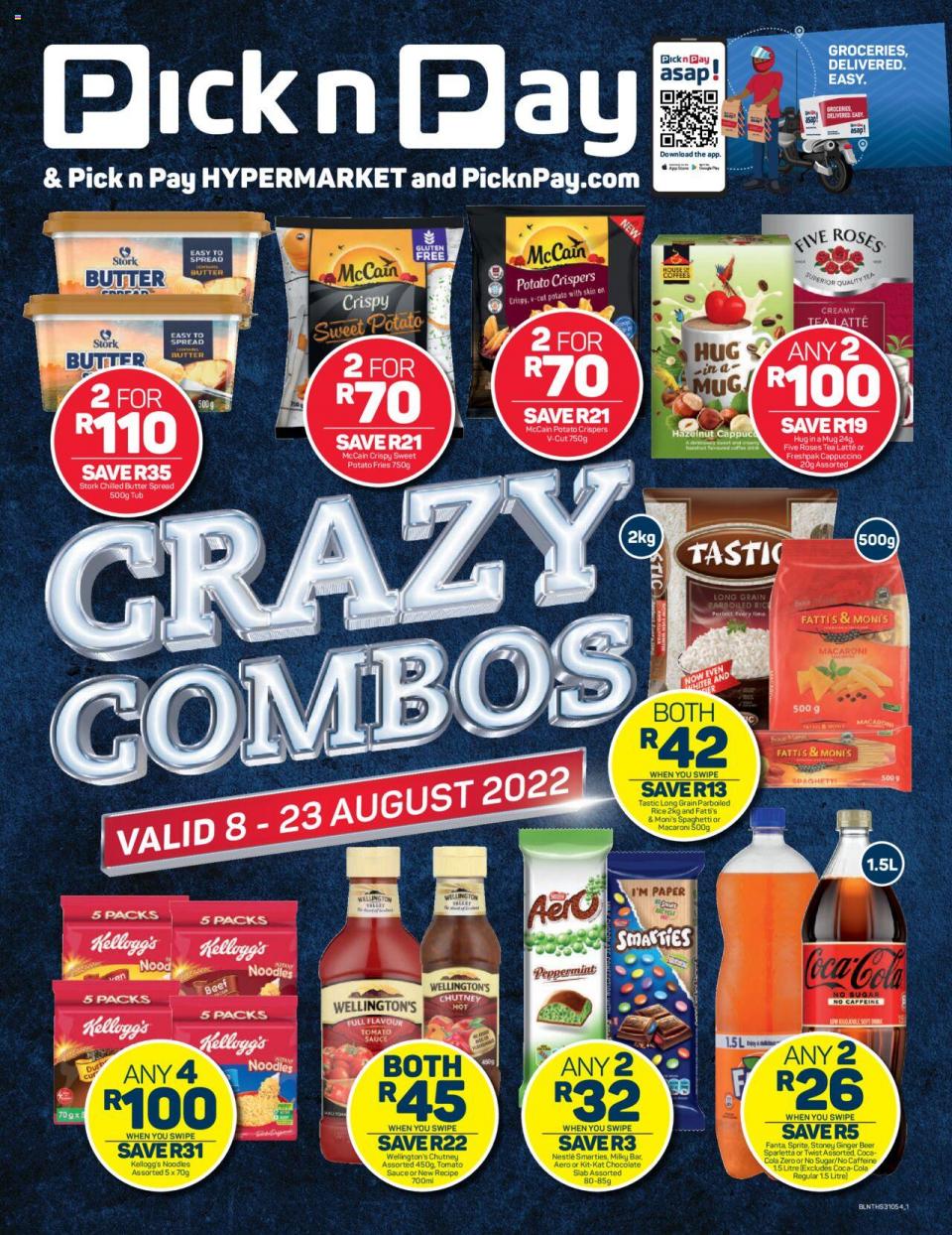 Pick n Pay Crazy Combos 8 – 23 August 2022