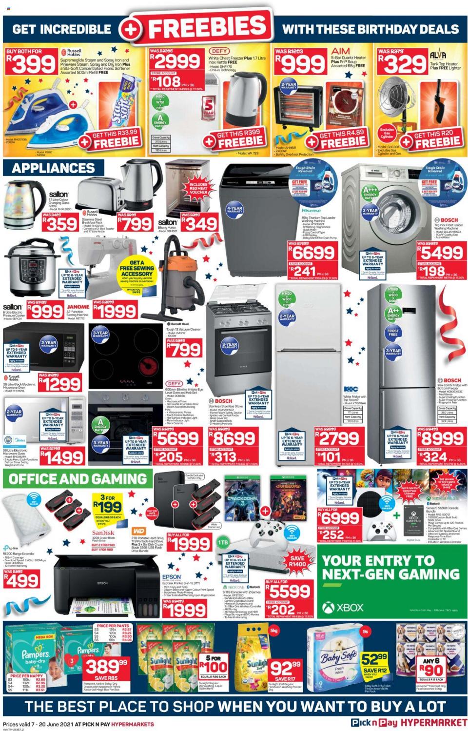 Pnp Hyper Birthday Catalogue 2021 | Pick n Pay Specials | Pnp Specials