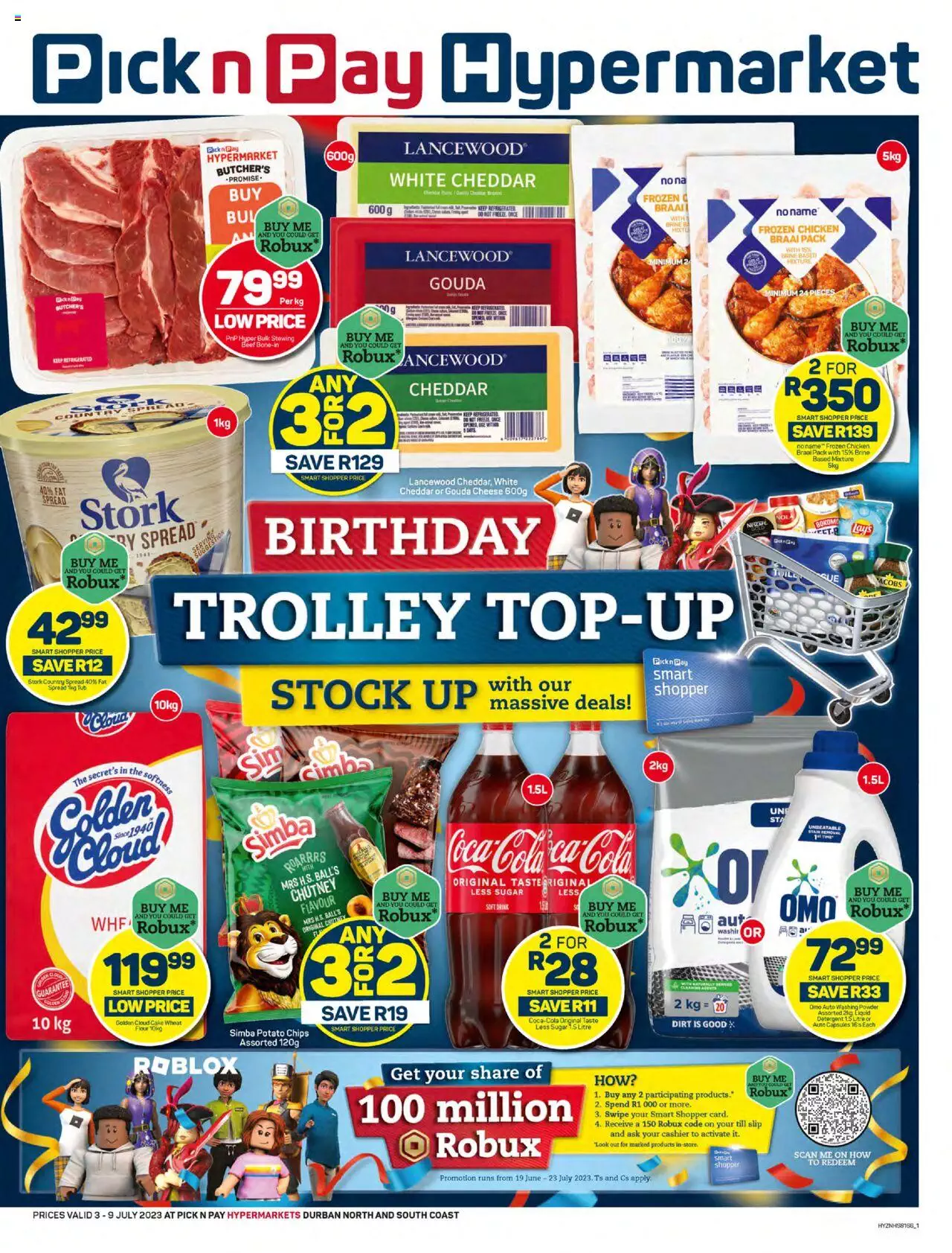 Pick n Pay Hyper Specials 3 – 9 July 2023