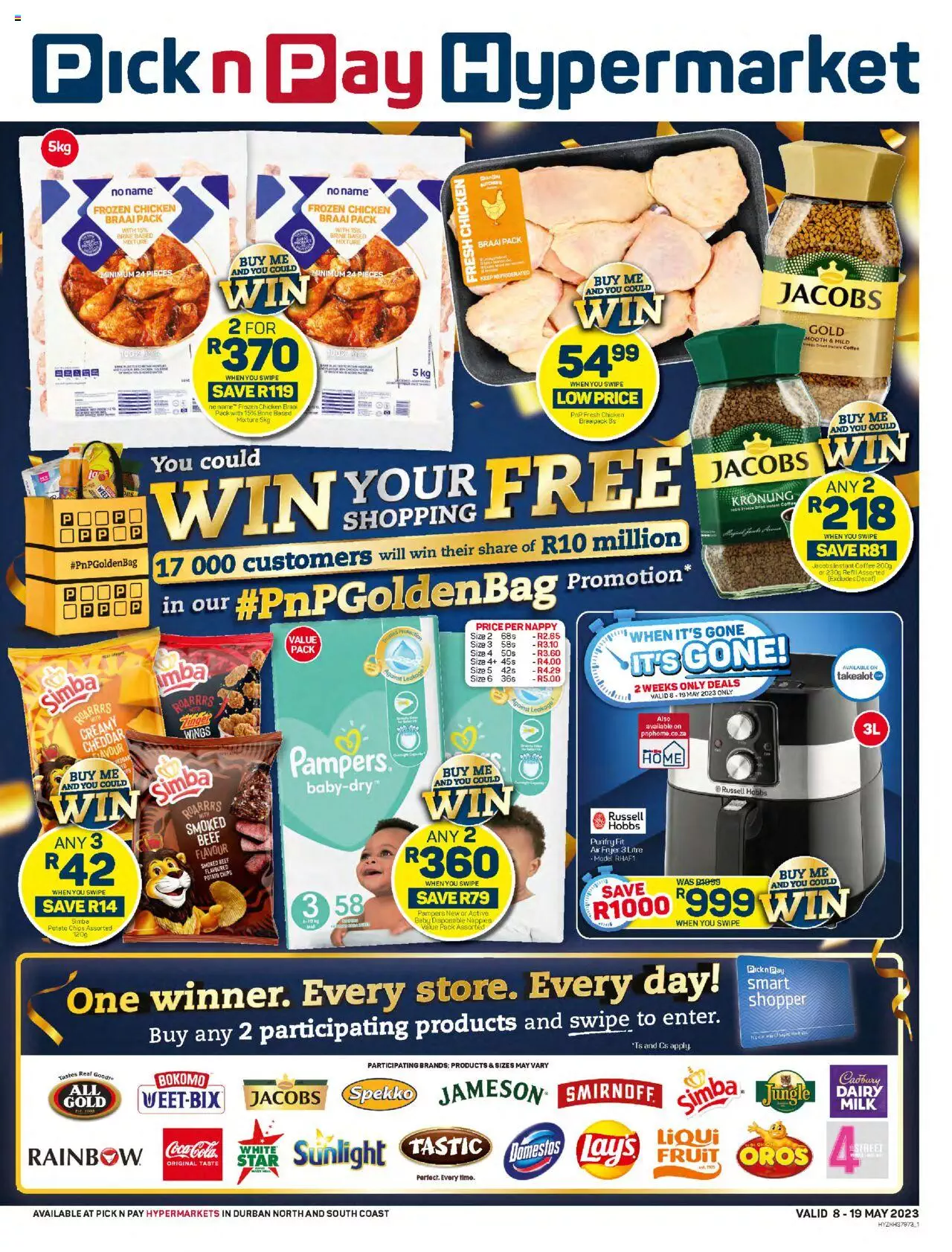 Pick n Pay Hyper Specials 8 – 19 May 2023