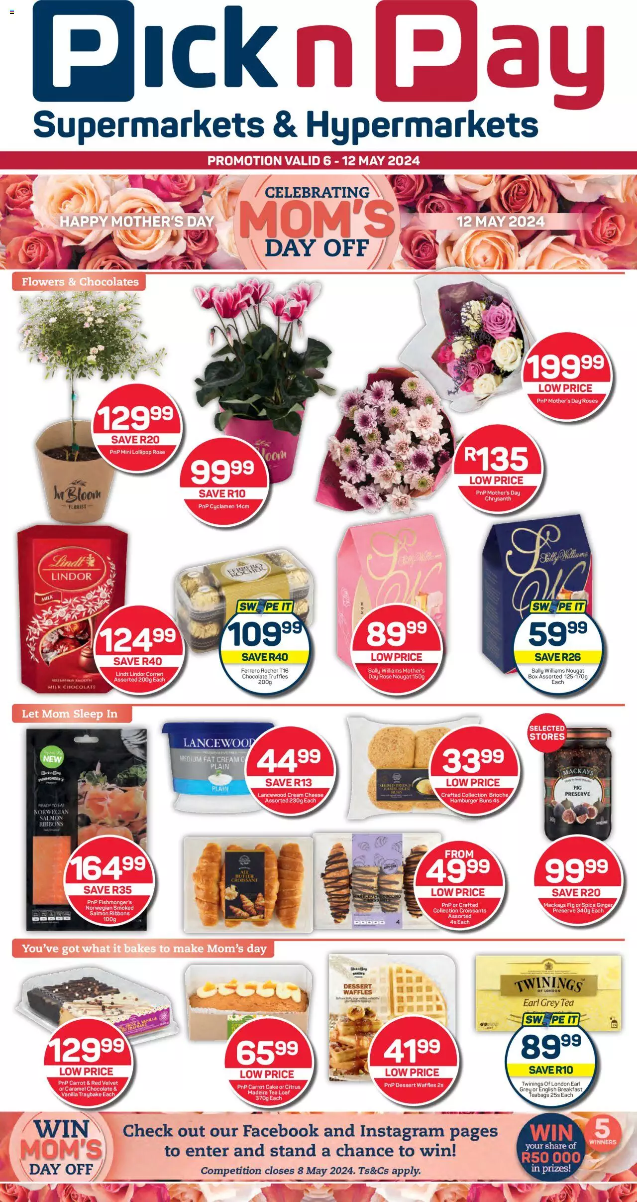 Pick n Pay Mother’s Day Specials 6 – 12 May 2024
