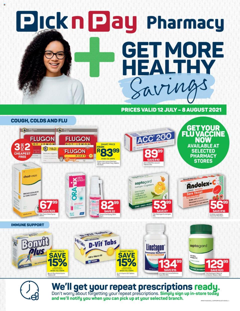 Pick n Pay Pharmacy Catalogue 12 Jul – 8 Aug 2021