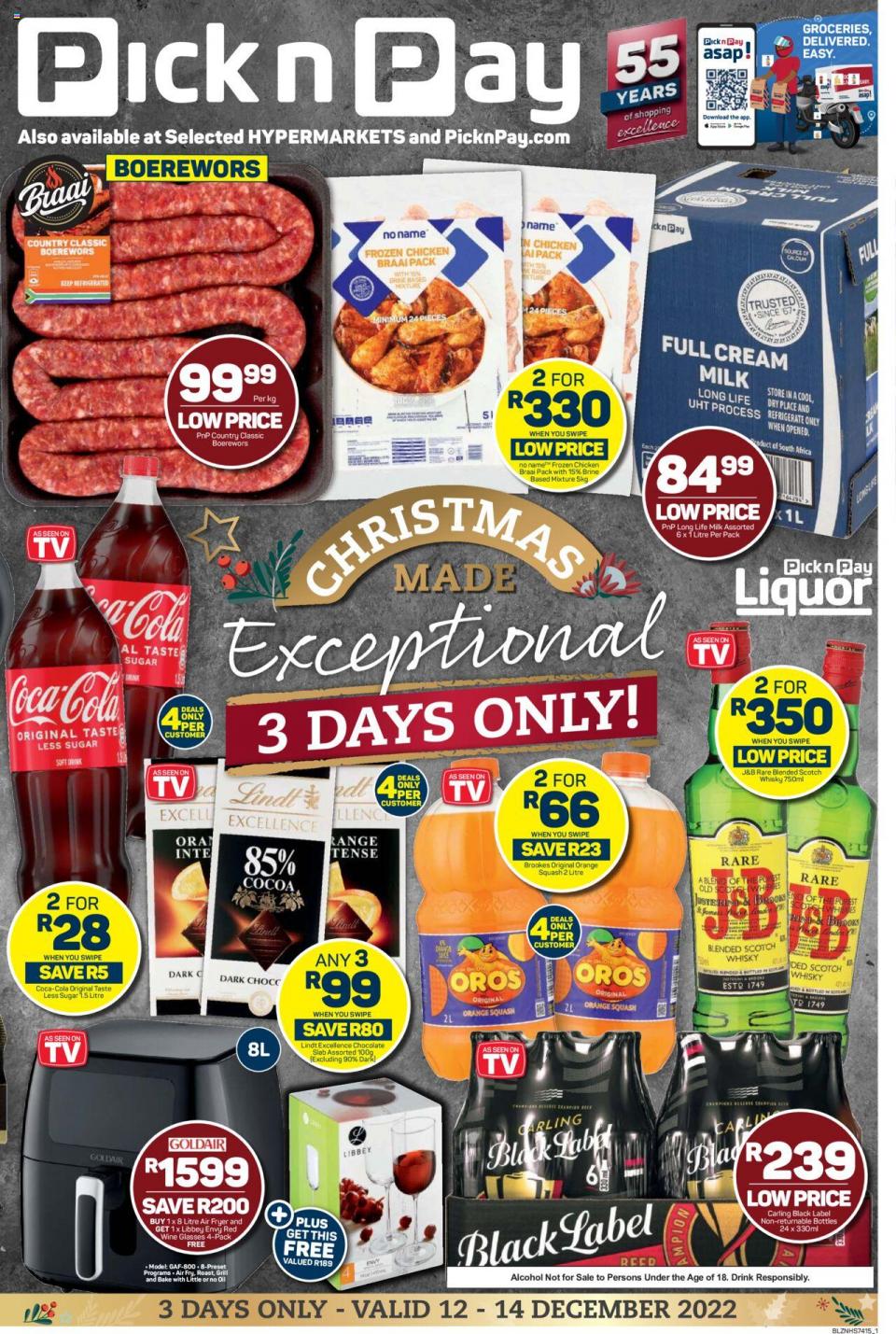 Pick n Pay Specials 12 – 14 December 2022