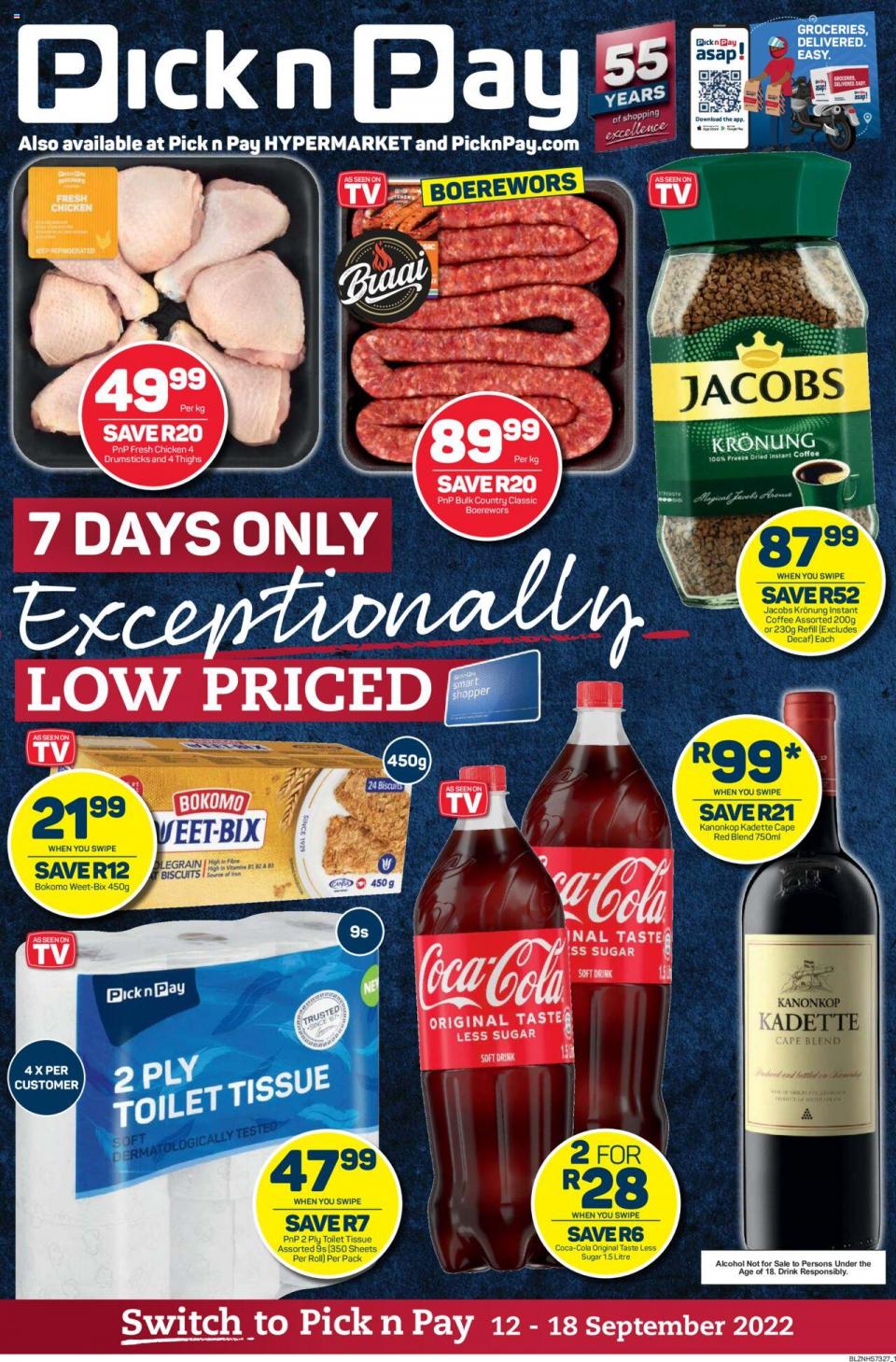 Pick n Pay Specials 12 – 18 September 2022
