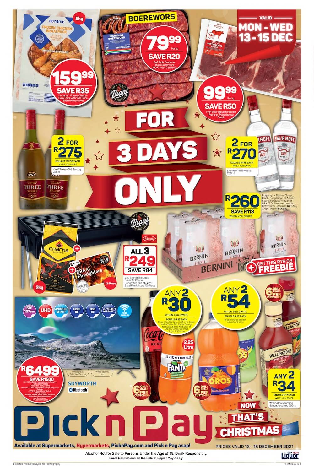 Pick n Pay Specials 13 – 15 December 2021
