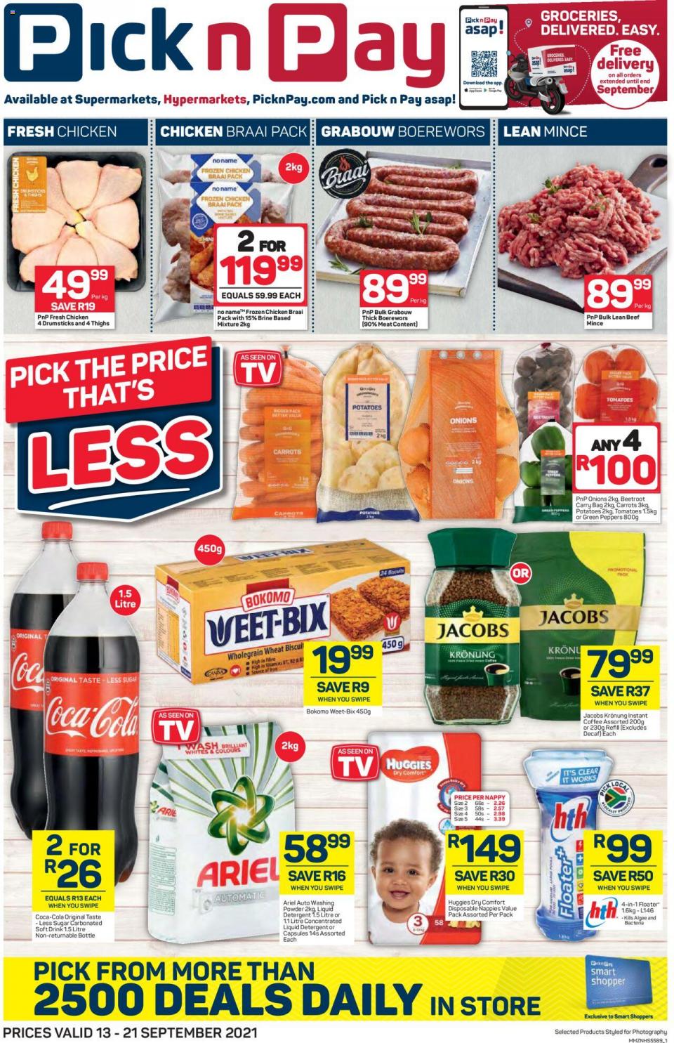 Pick n Pay Specials 13 – 19 September 2021