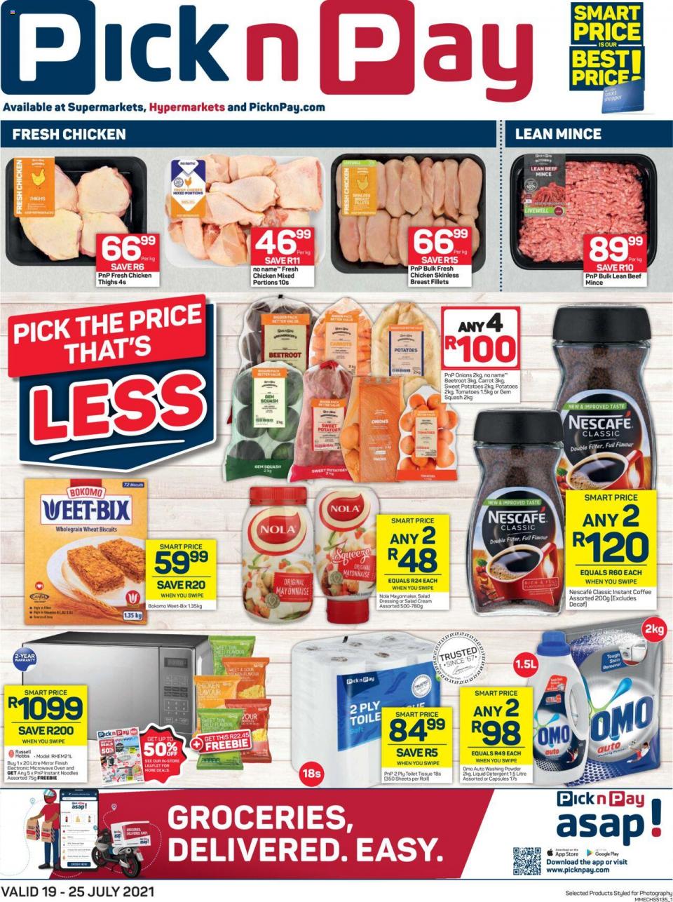 Pick n Pay Specials 19 – 25 July 2021