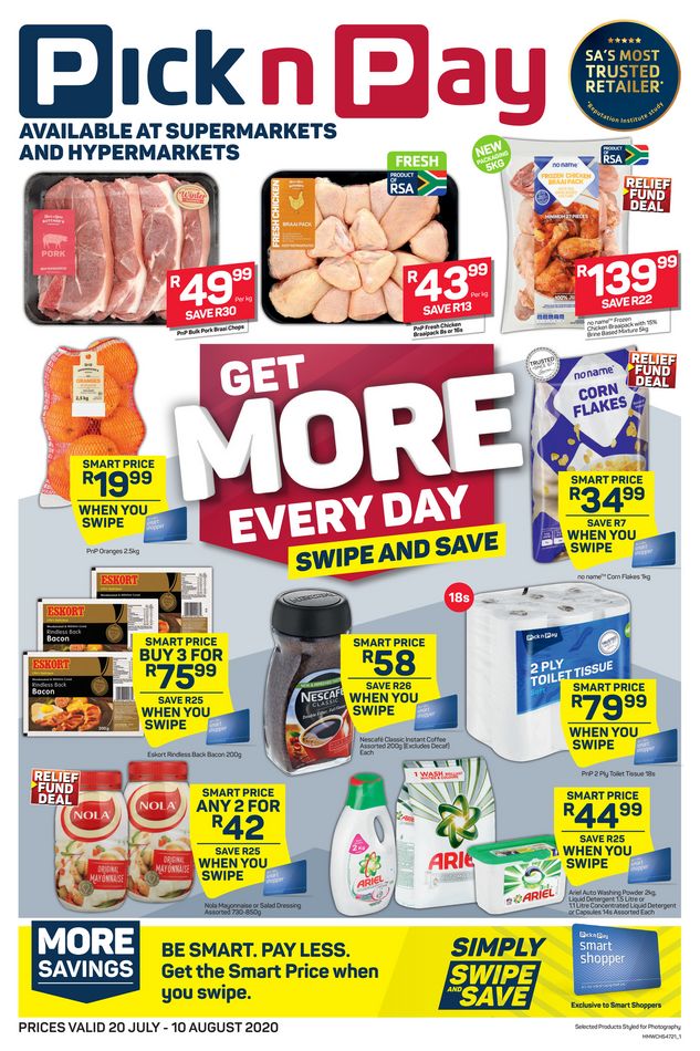 Pick n Pay Specials 19 July 2020