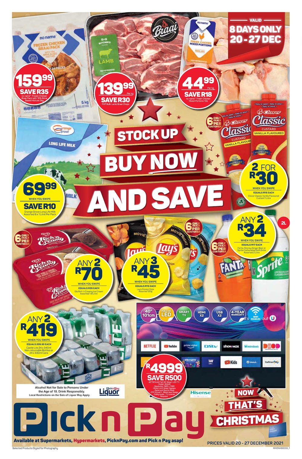 Pick n Pay Specials 20 – 27 December 2021