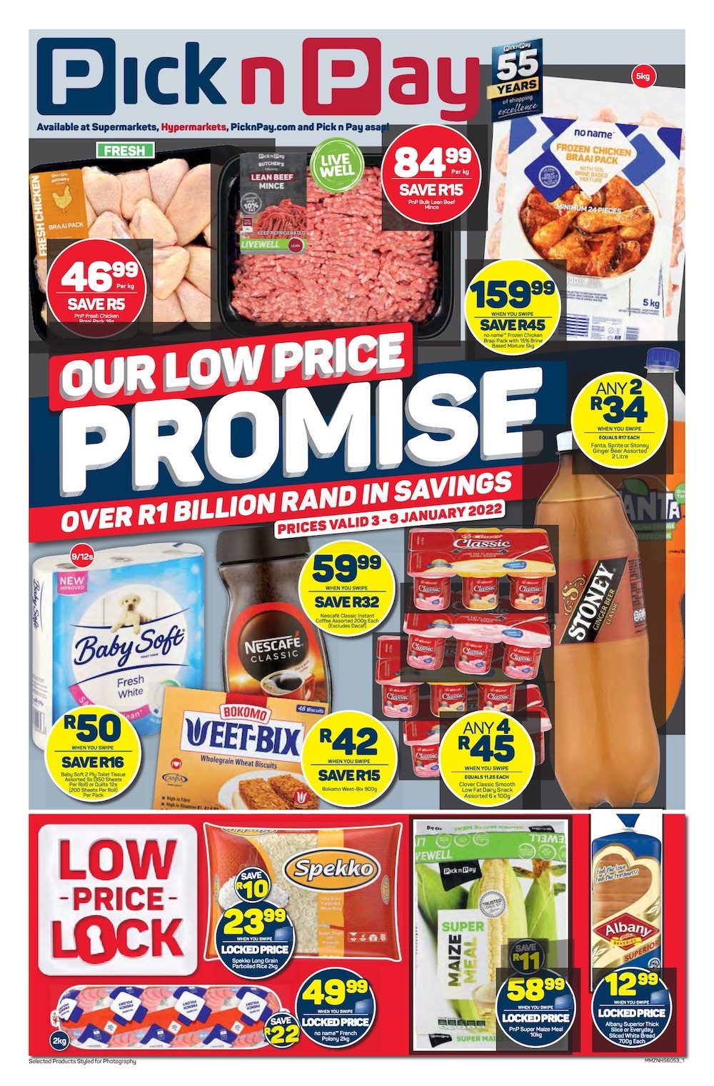 Pick n Pay Specials 3 – 9 Jan 2022