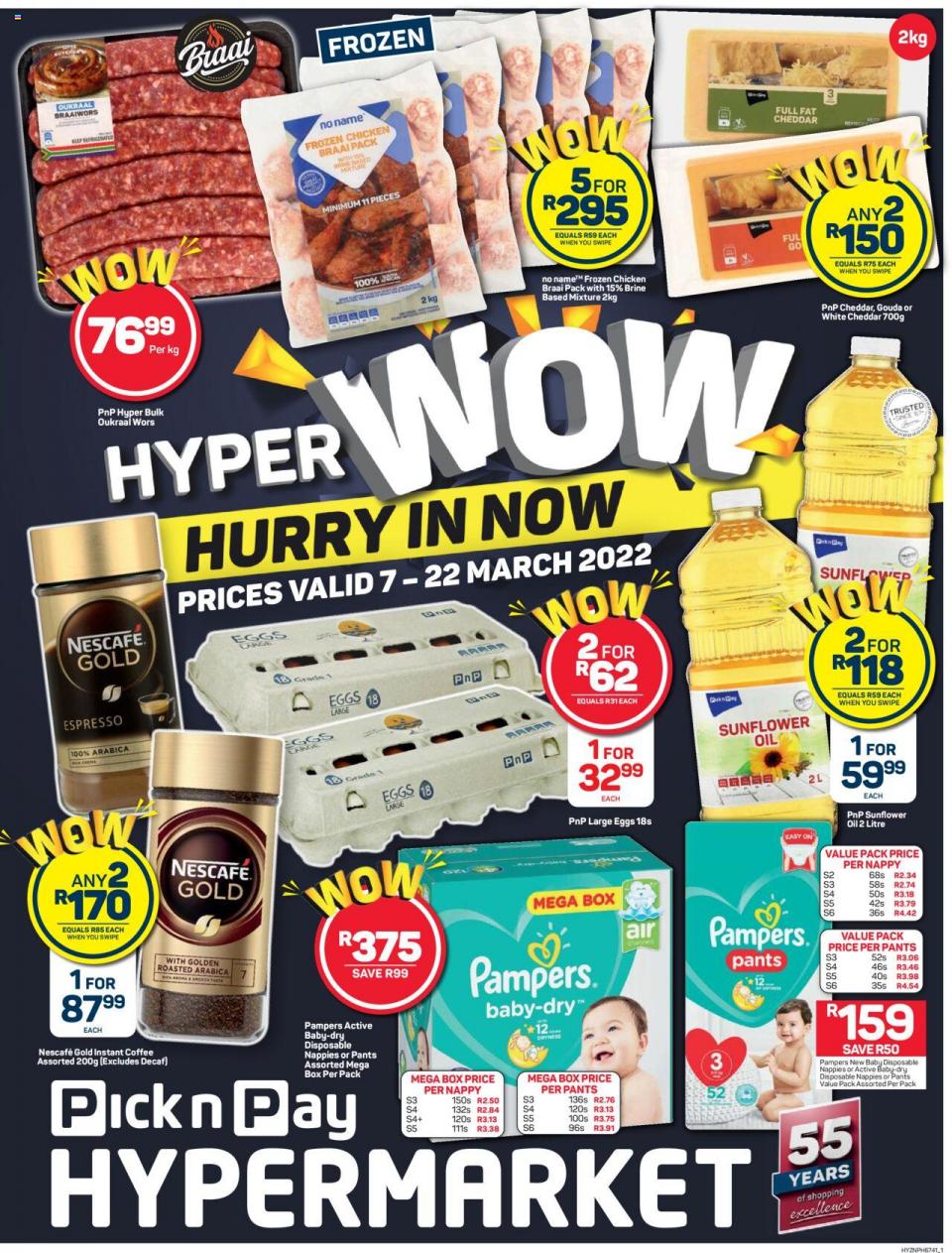 Pick n Pay Specials 7 – 22 March 2022