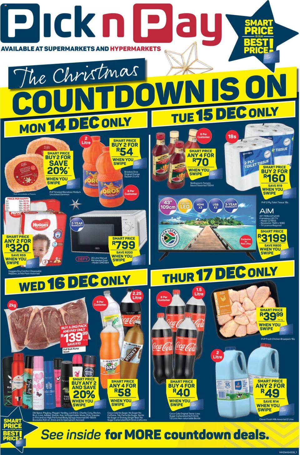 Pick n Pay Specials Christmas Countdown 14 December 2020