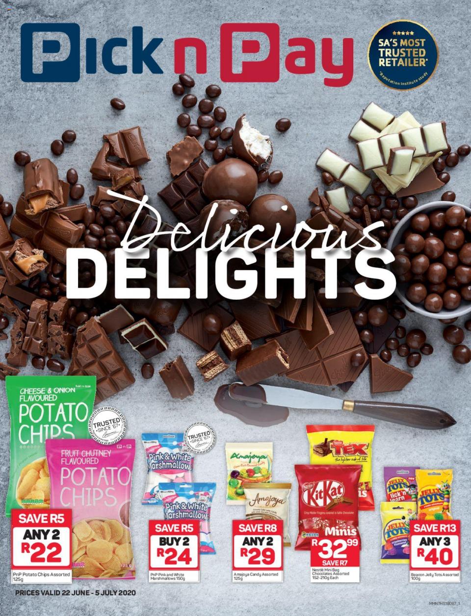 Pick n Pay Specials Delicious Delights 22 June 2020
