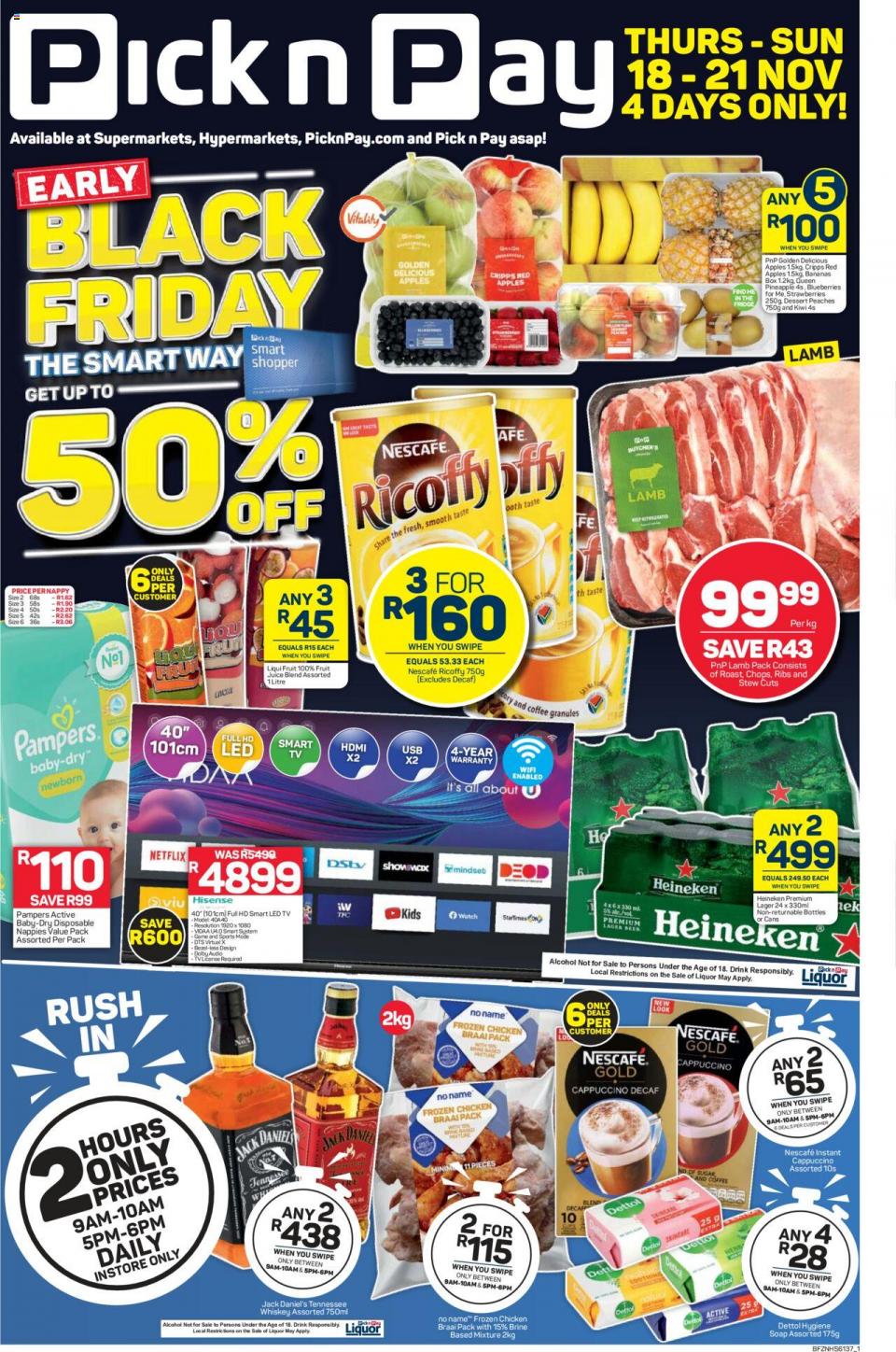 Pick n Pay Specials Early-Black Friday 18 – 21 Nov 2021