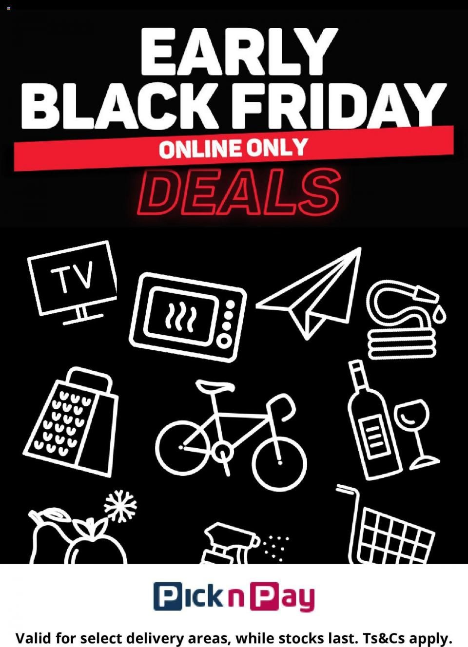 Pick n Pay Specials Early Black Friday Deals 16 November 2020
