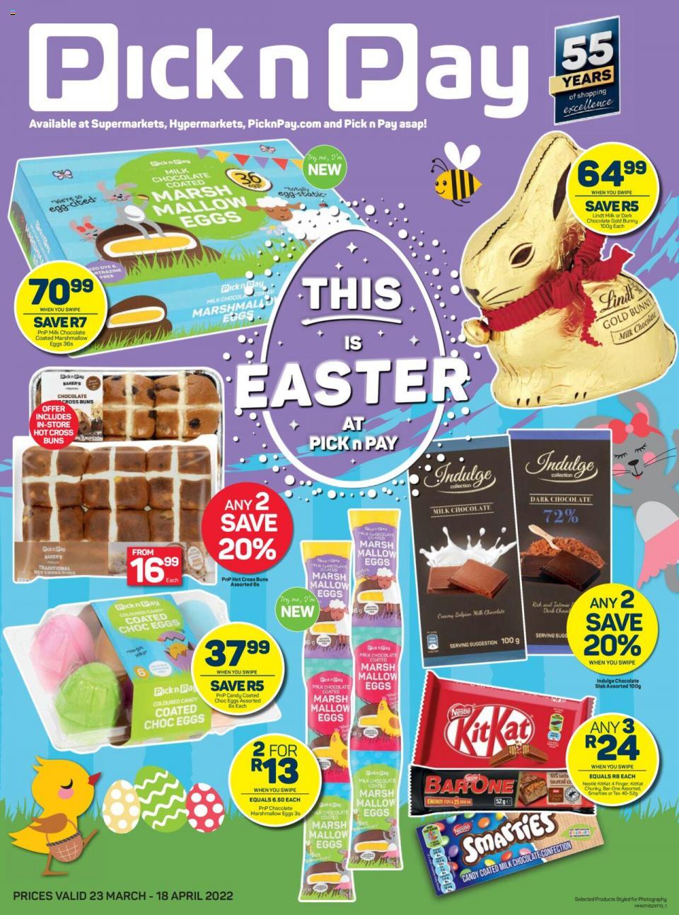 Pick n Pay Specials Easter Sweets and Treats 23 Mar – 18 Apr 2022