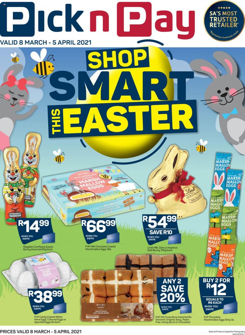 Pick n Pay Specials Easter Sweets & Treats 8 March 2021