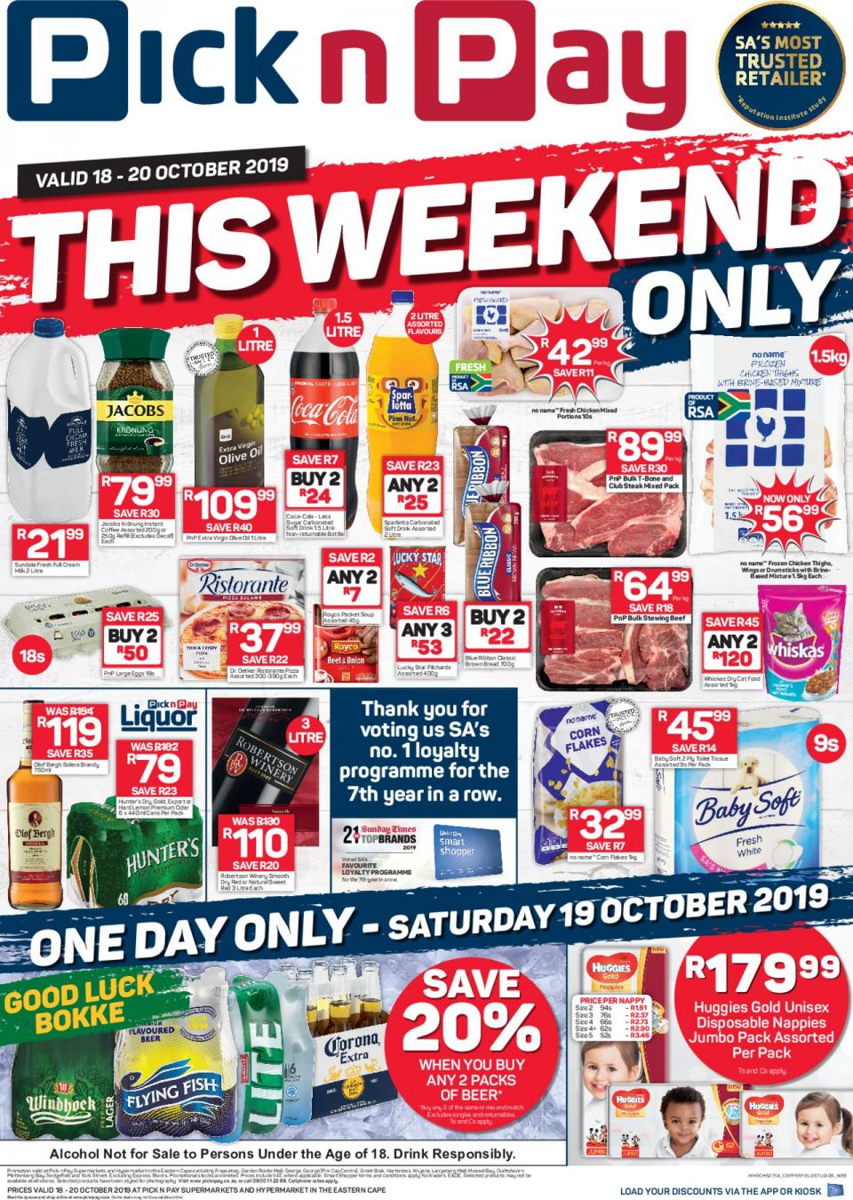 Pick n Pay Specials Eastern Cape 18 October 2019
