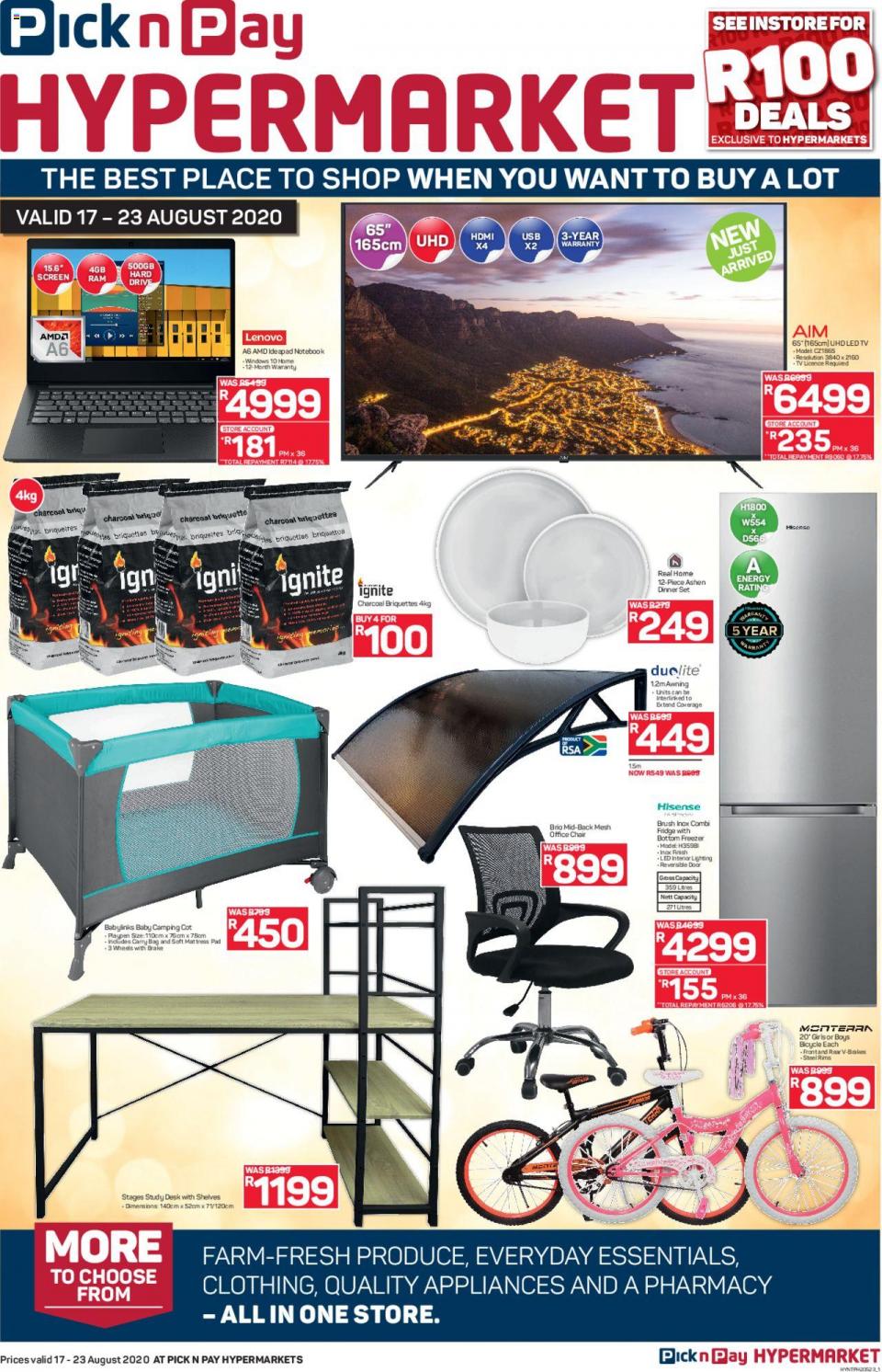 Pick n Pay Specials Get More Savings Hypermarkets 17 August 2020