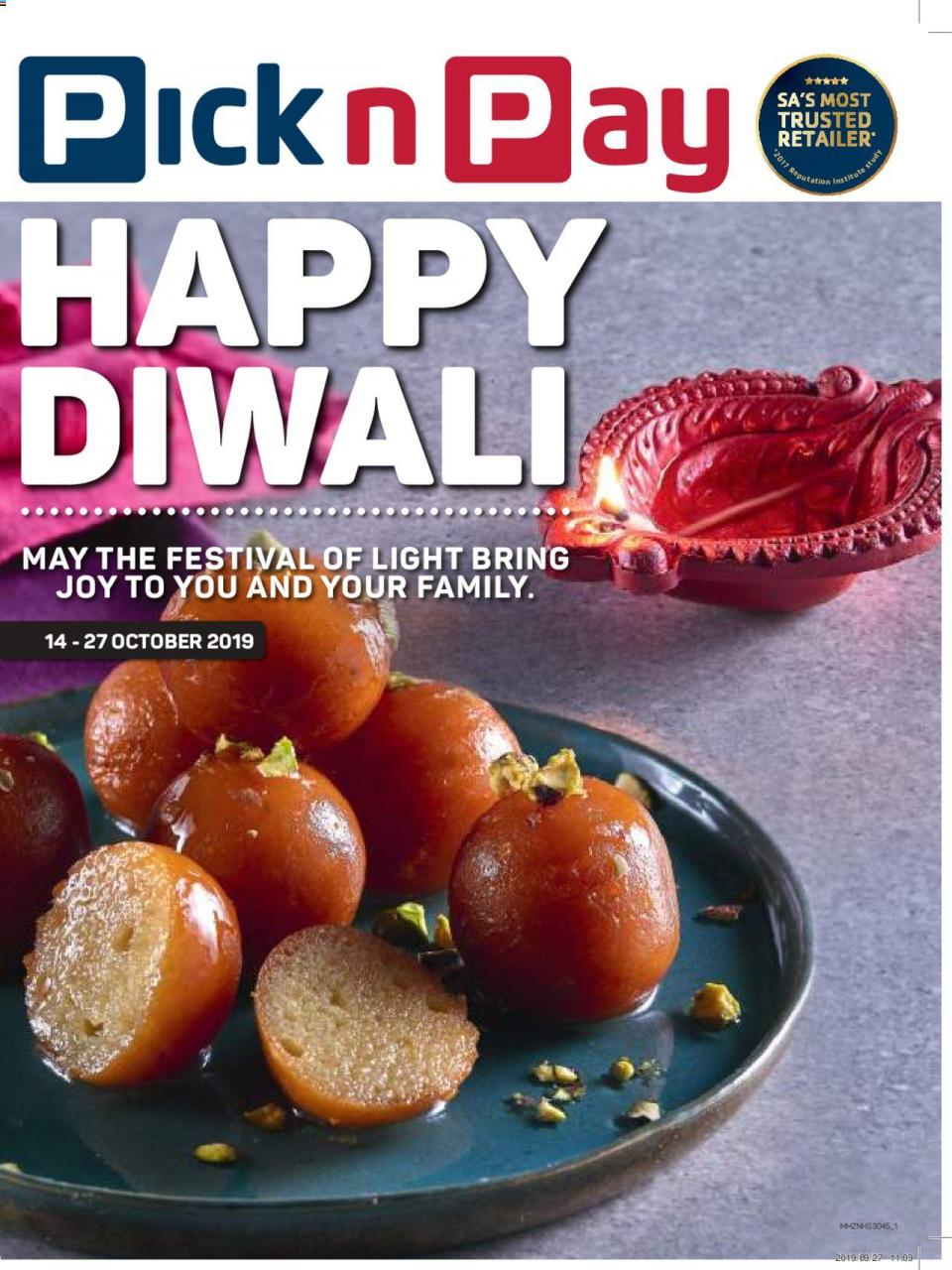 Pick n Pay Specials Happy Diwali 14 October 2019