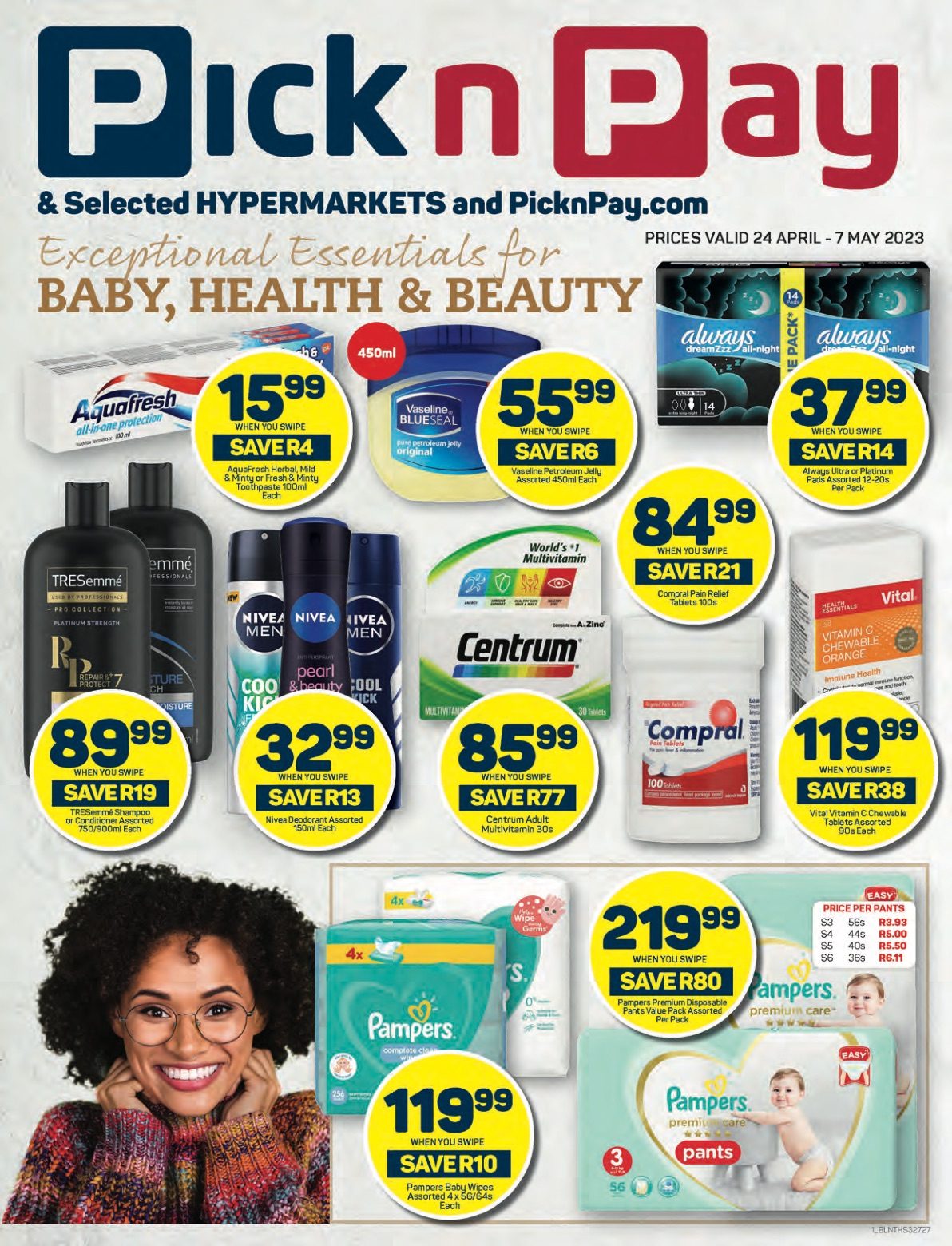 Pick n Pay Specials Health and Beauty 24 Apr – 7 May 2023