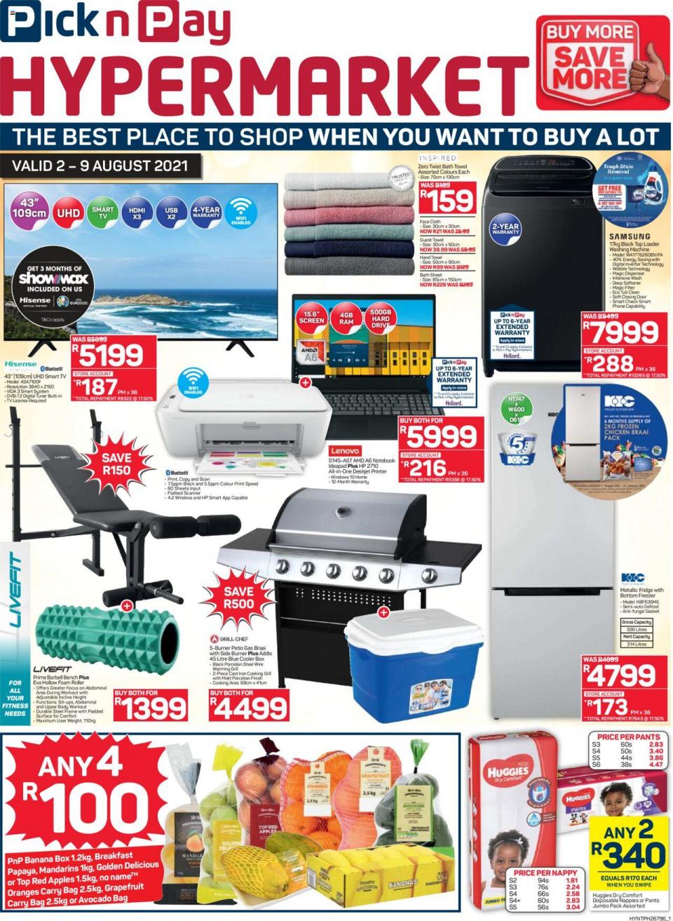 Pick n Pay Specials Hyper 2 – 9 August 2021