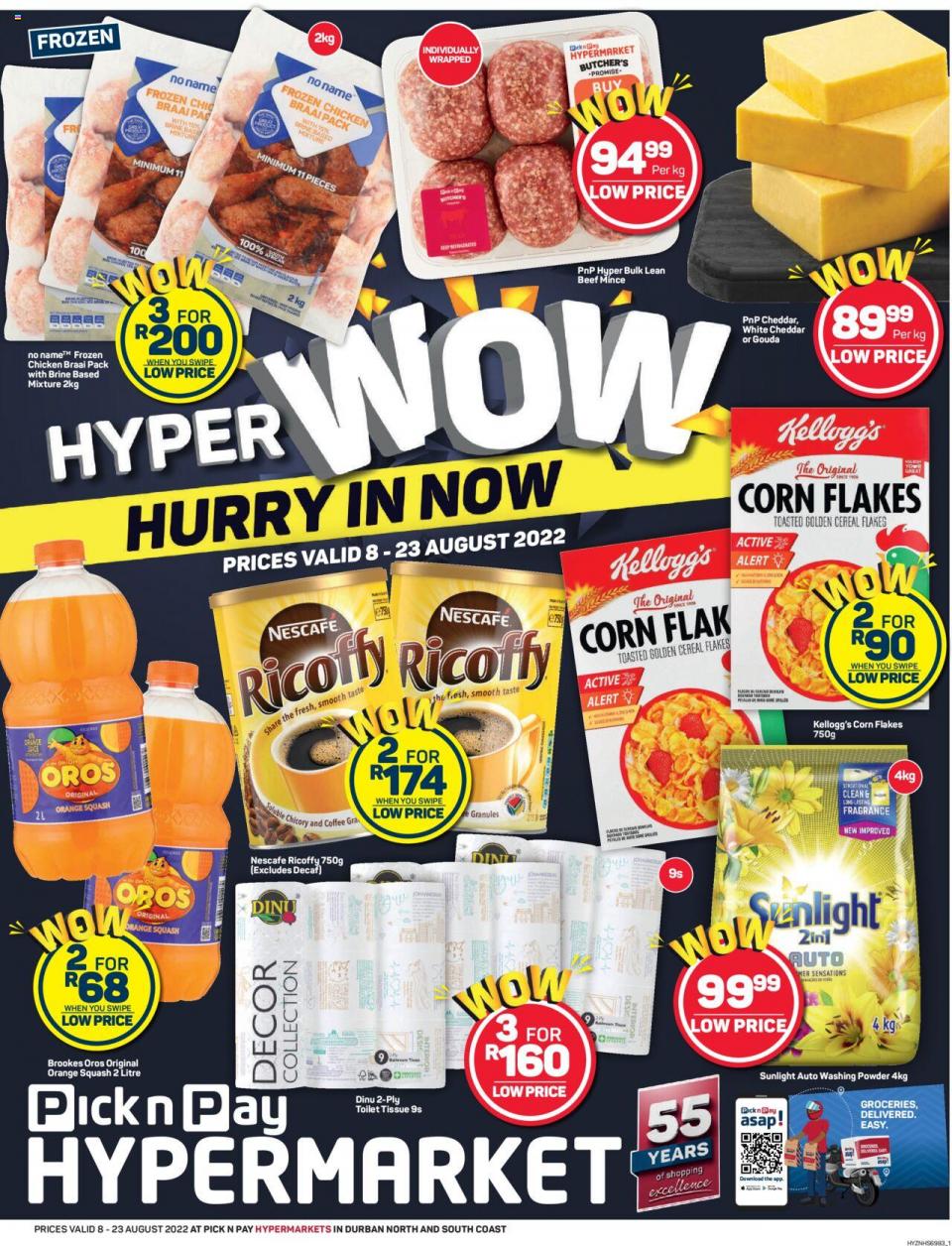 Pick n Pay Specials Hyper 8 – 23 August 2022