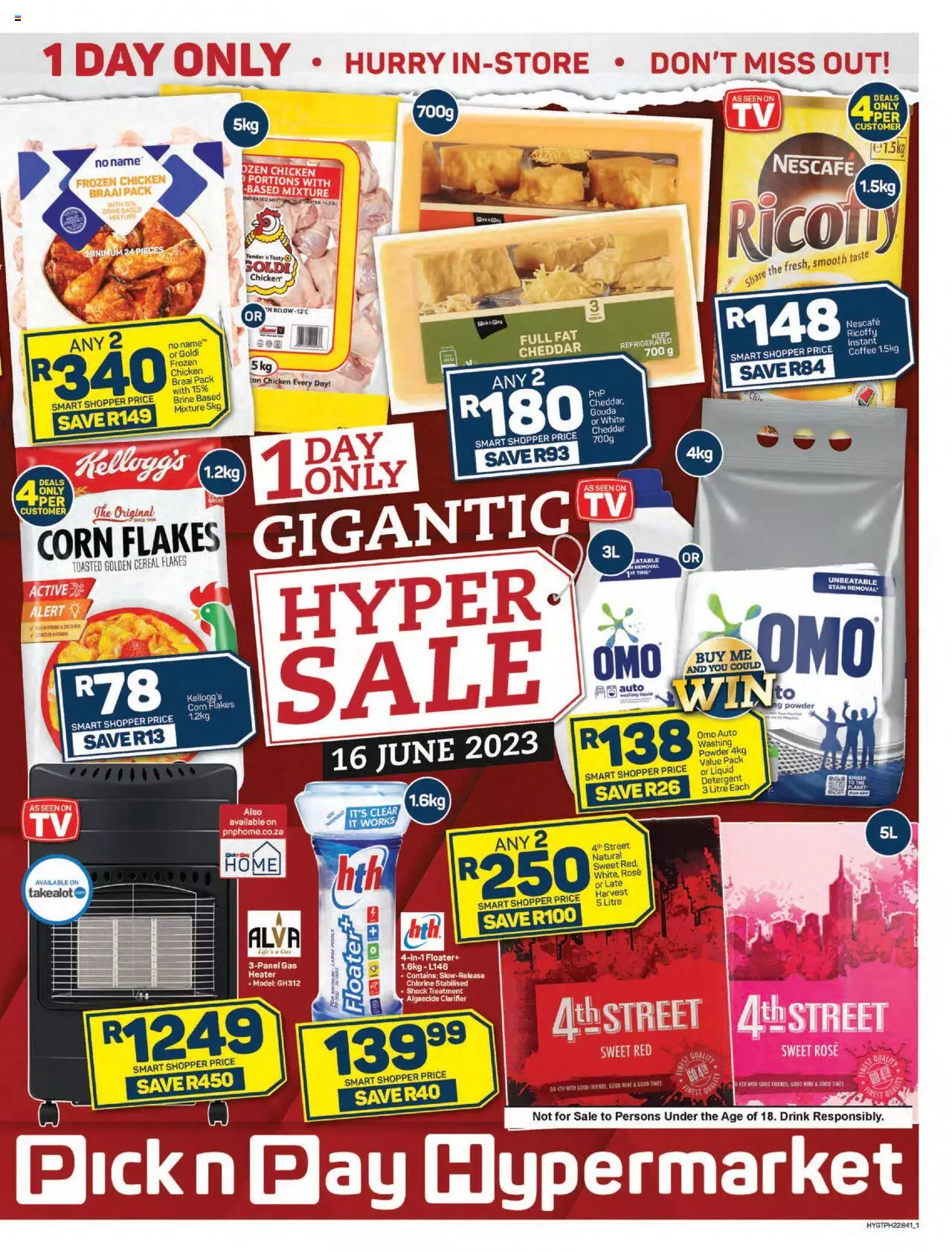 Pick n Pay Specials Hyper Sale 16 June 2023