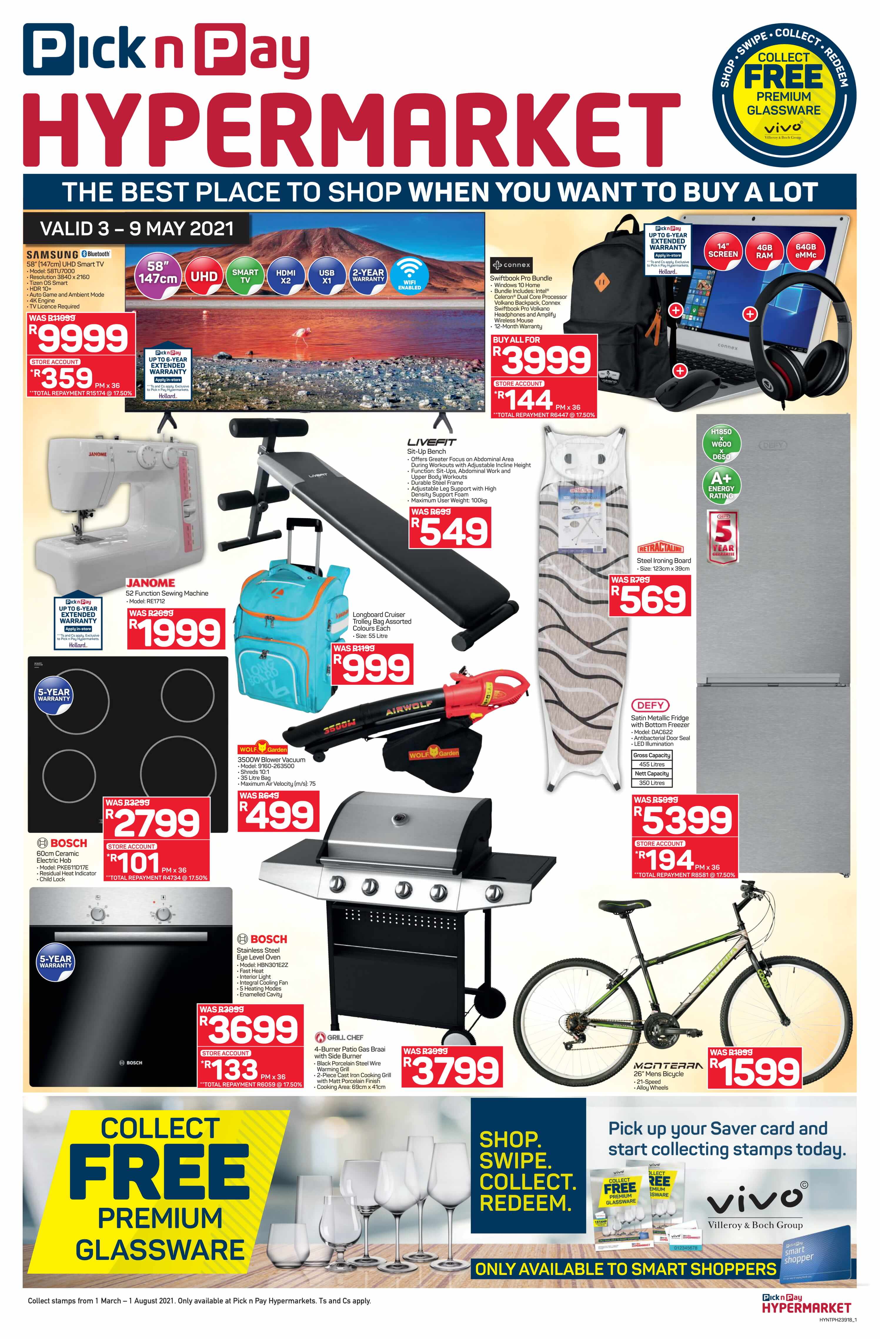 Pick n Pay Specials Hypermarket 3 – 9 May 2021
