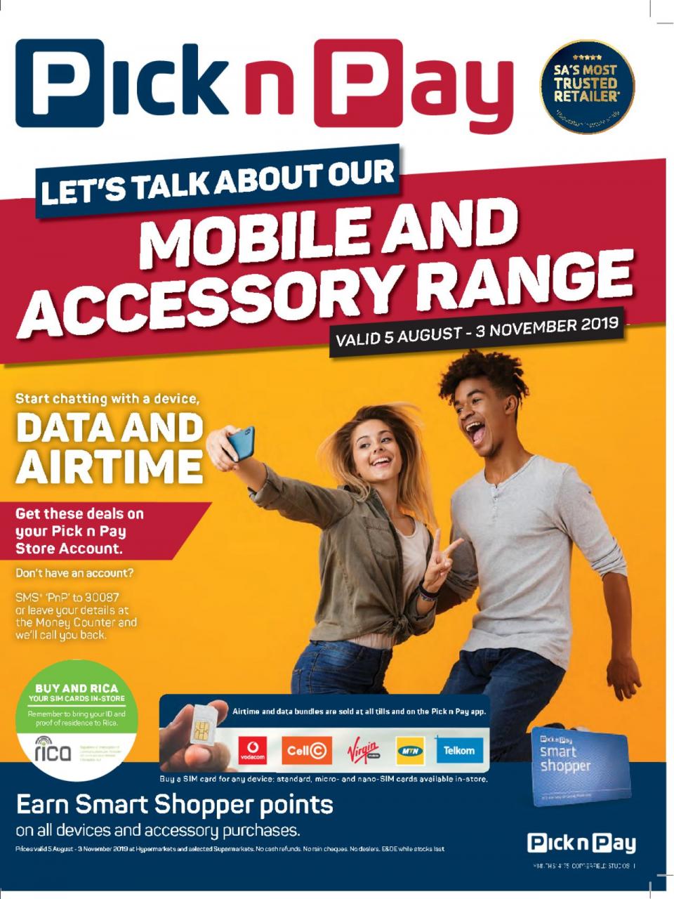 Pick n Pay Specials Mobile And Accessories Savings 05 August 2019