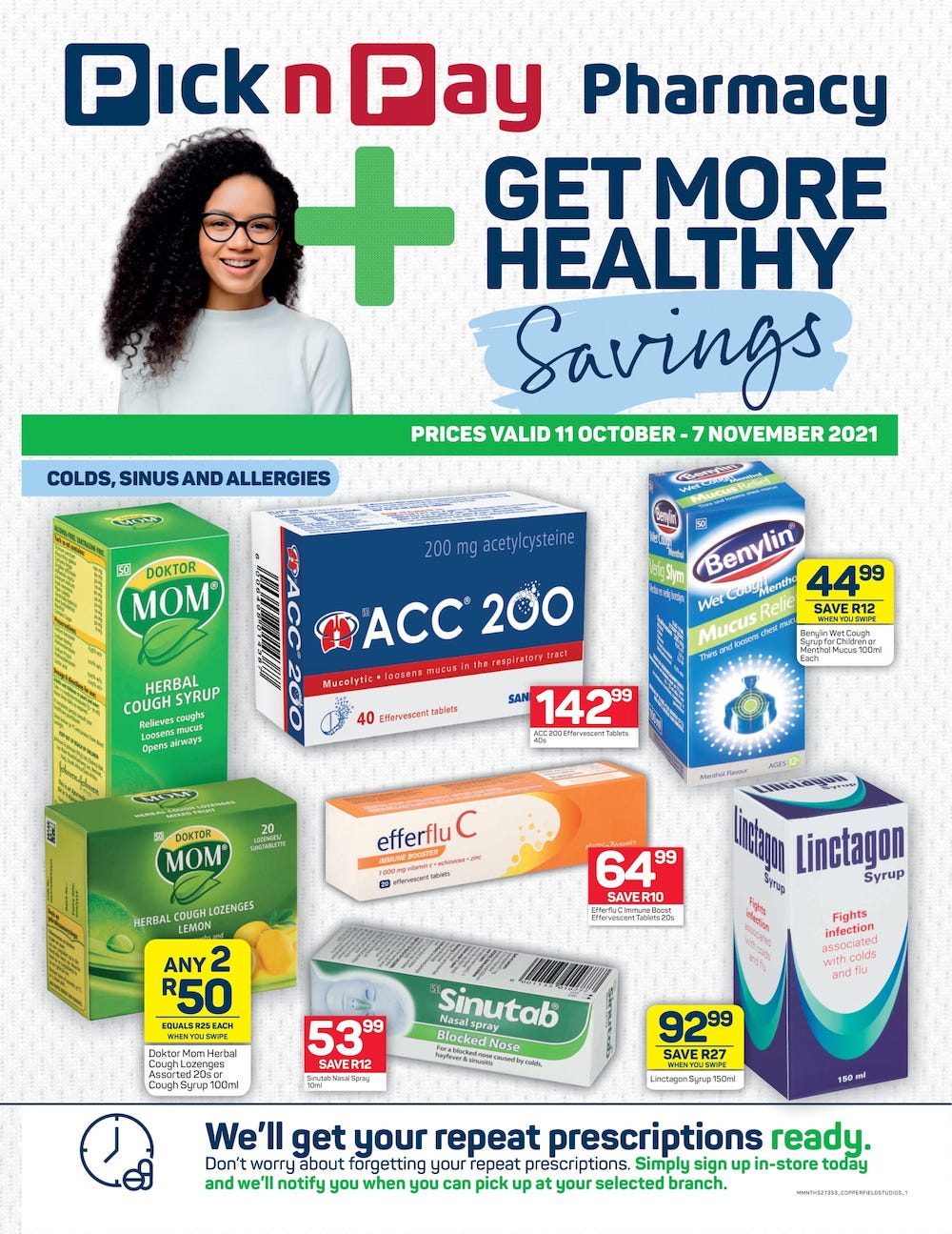 Pick n Pay Specials Pharmacy 11 Oct – 7 Nov 2021