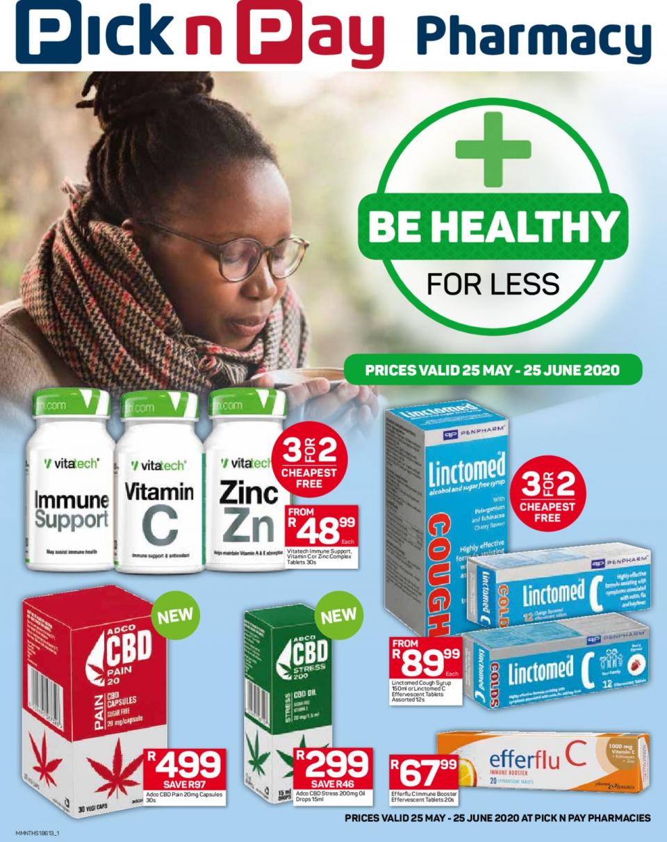 Pick n Pay Specials Pharmacy 25 May 2020