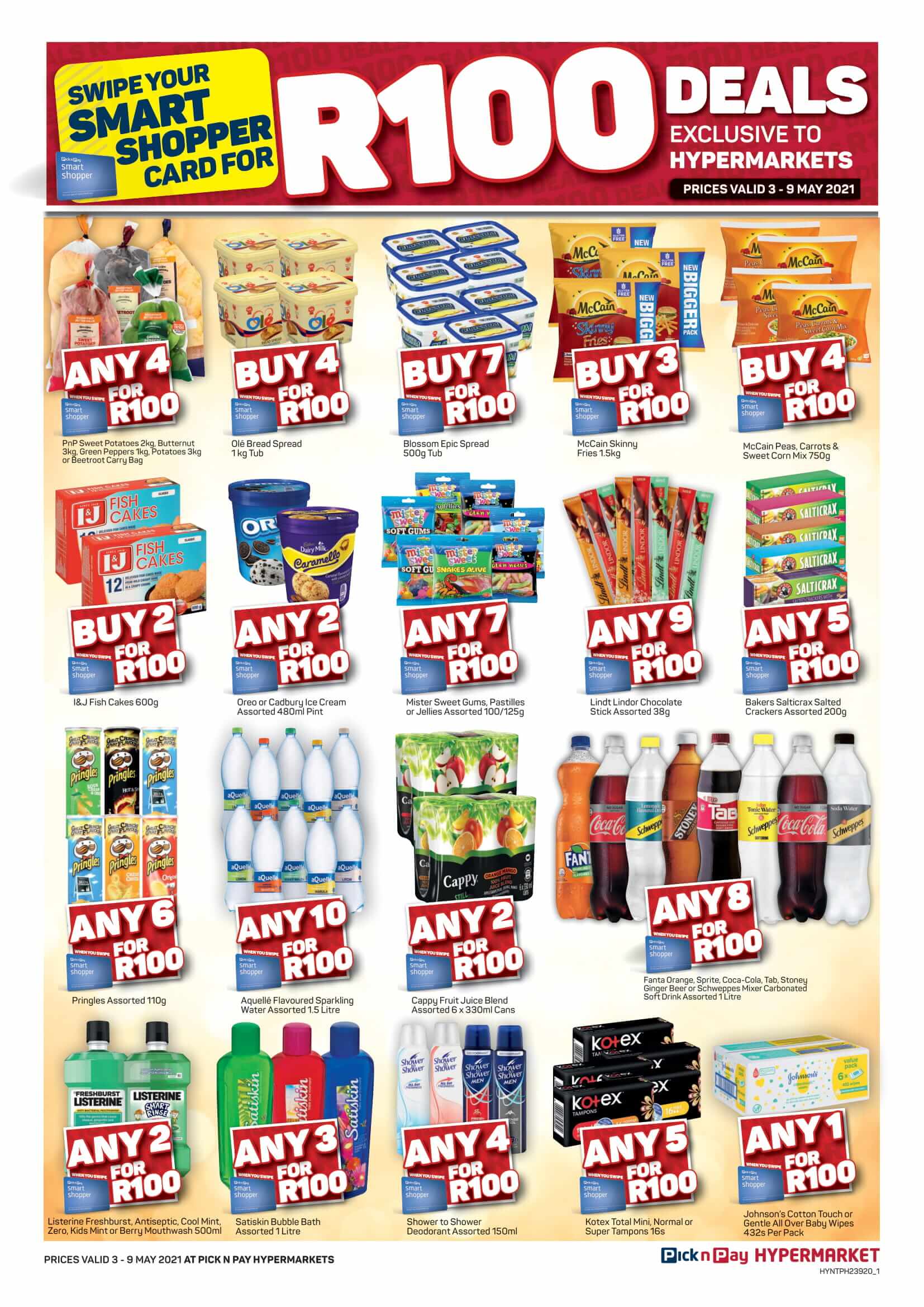Pick n Pay Specials R100 Sale 3 – 9 May 2021
