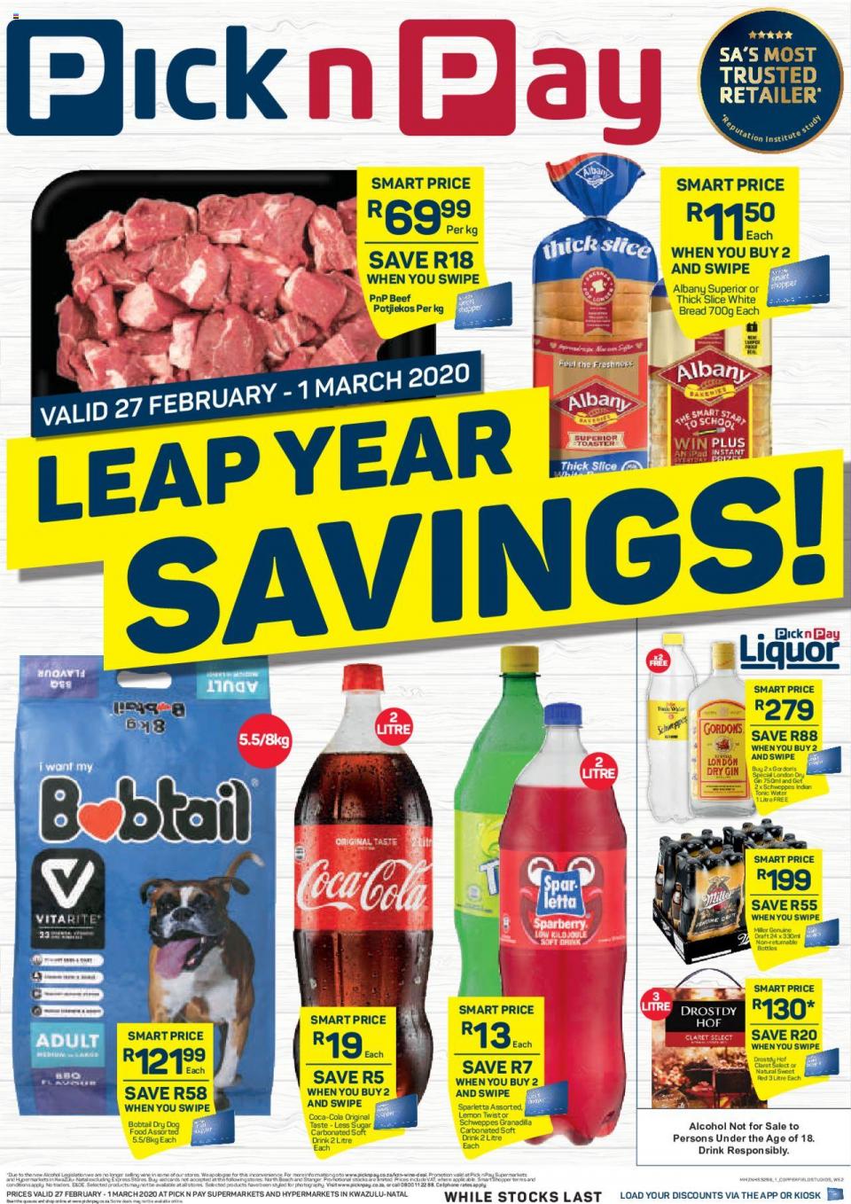 Pick n Pay Specials This Weekend 27 February 2020