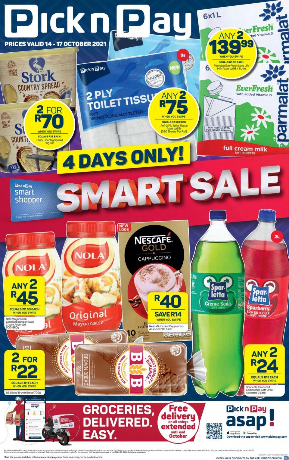 Pick n Pay Specials Weeked Deals 14 – 17 October 2021