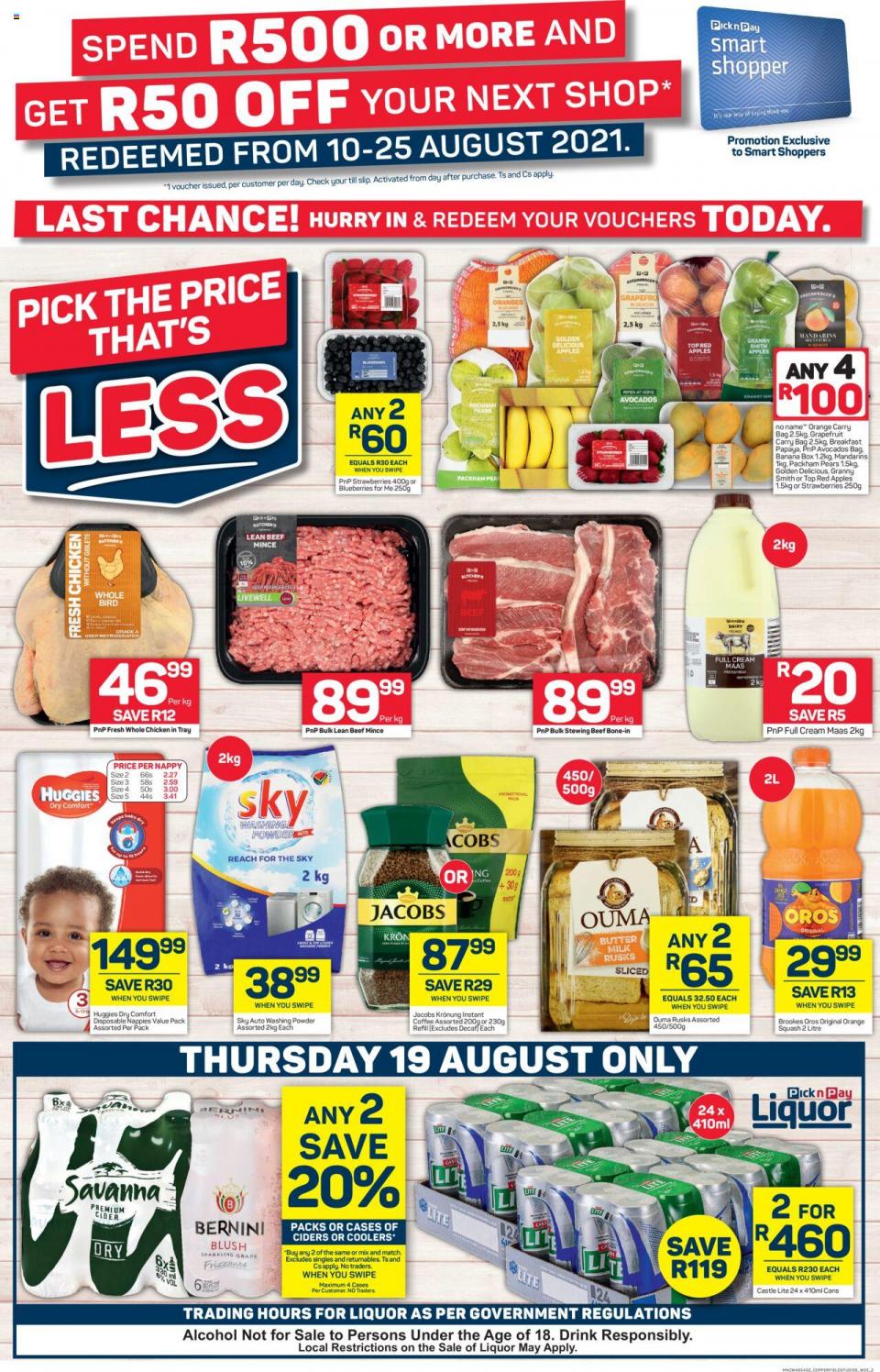 Pick n Pay Specials 19 August 2021  Pick n Pay Catalogue  Pnp Specials