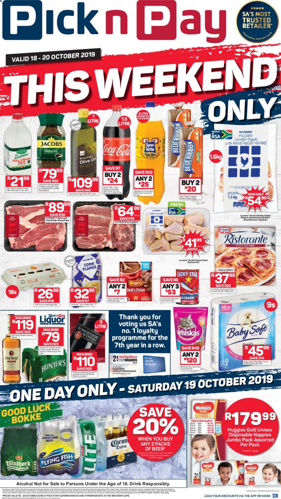 Pick n Pay Specials Western Cape 18 October 2019